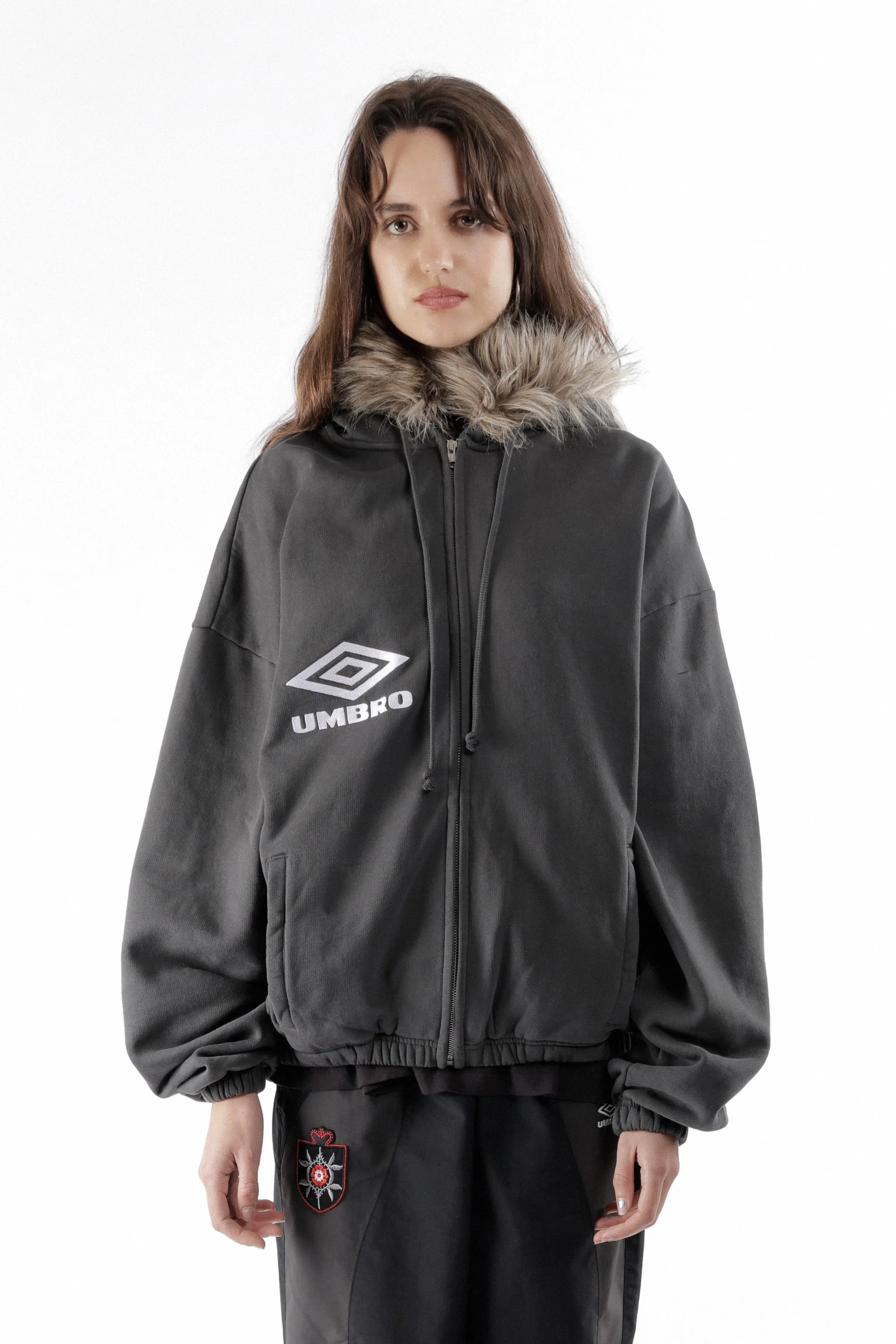 Fur Masked Hoodie Dark Grey sold by Perks And Mini Pty Ltd (P.A.M.) product image thumbnail 2