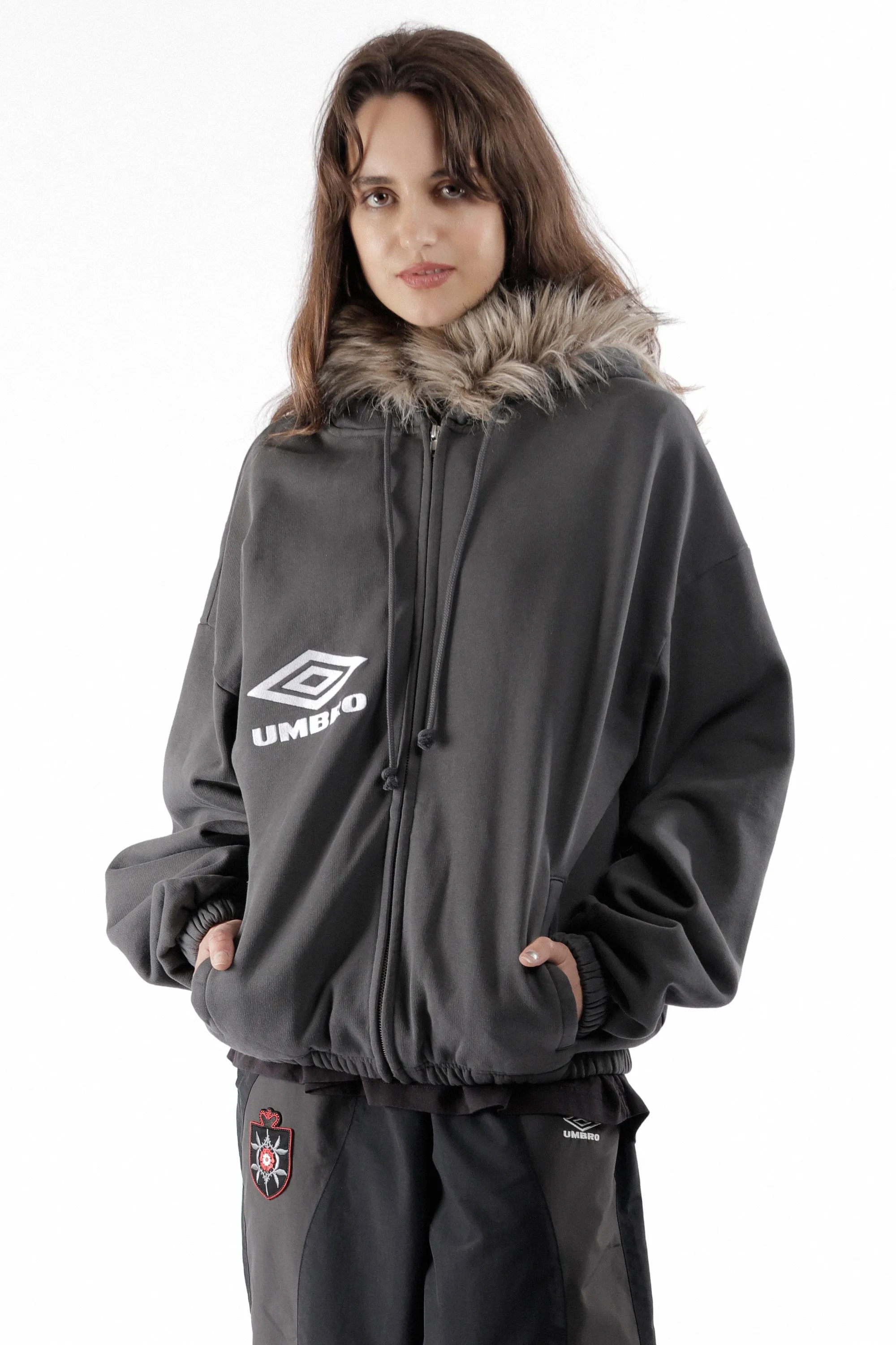 Fur Masked Hoodie Dark Grey sold by Perks And Mini Pty Ltd (P.A.M.)