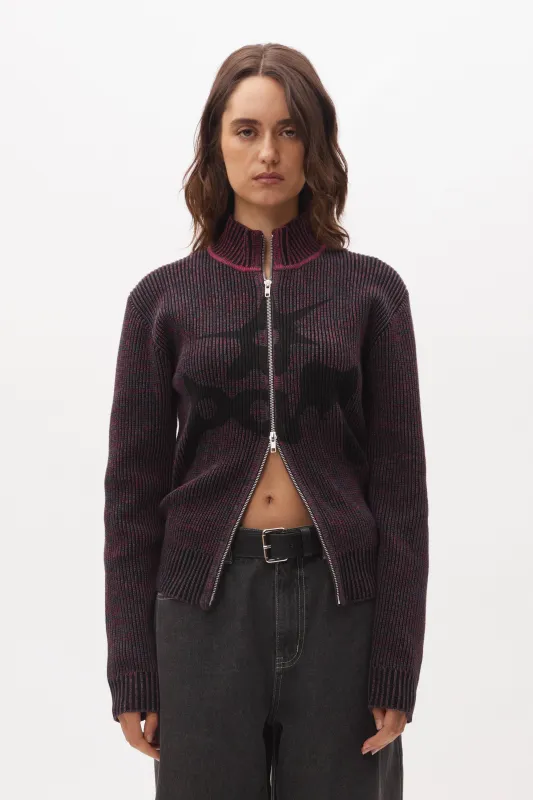 URCHIN STEADFAST ZIP THRU KNIT made by Perks And Mini Pty Ltd (P.A.M.)