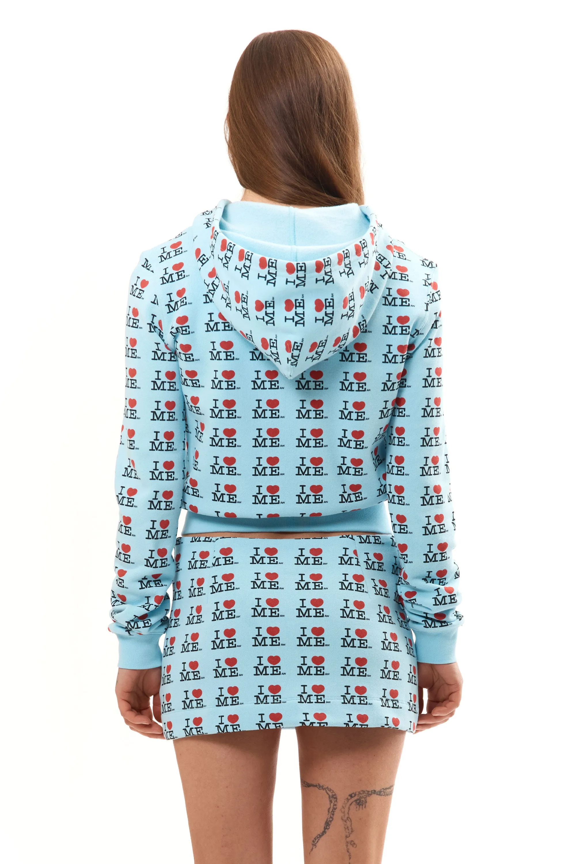 I HEART ME BLUE SHRUNK HOODIE sold by Perks And Mini Pty Ltd (P.A.M.) product image thumbnail 4