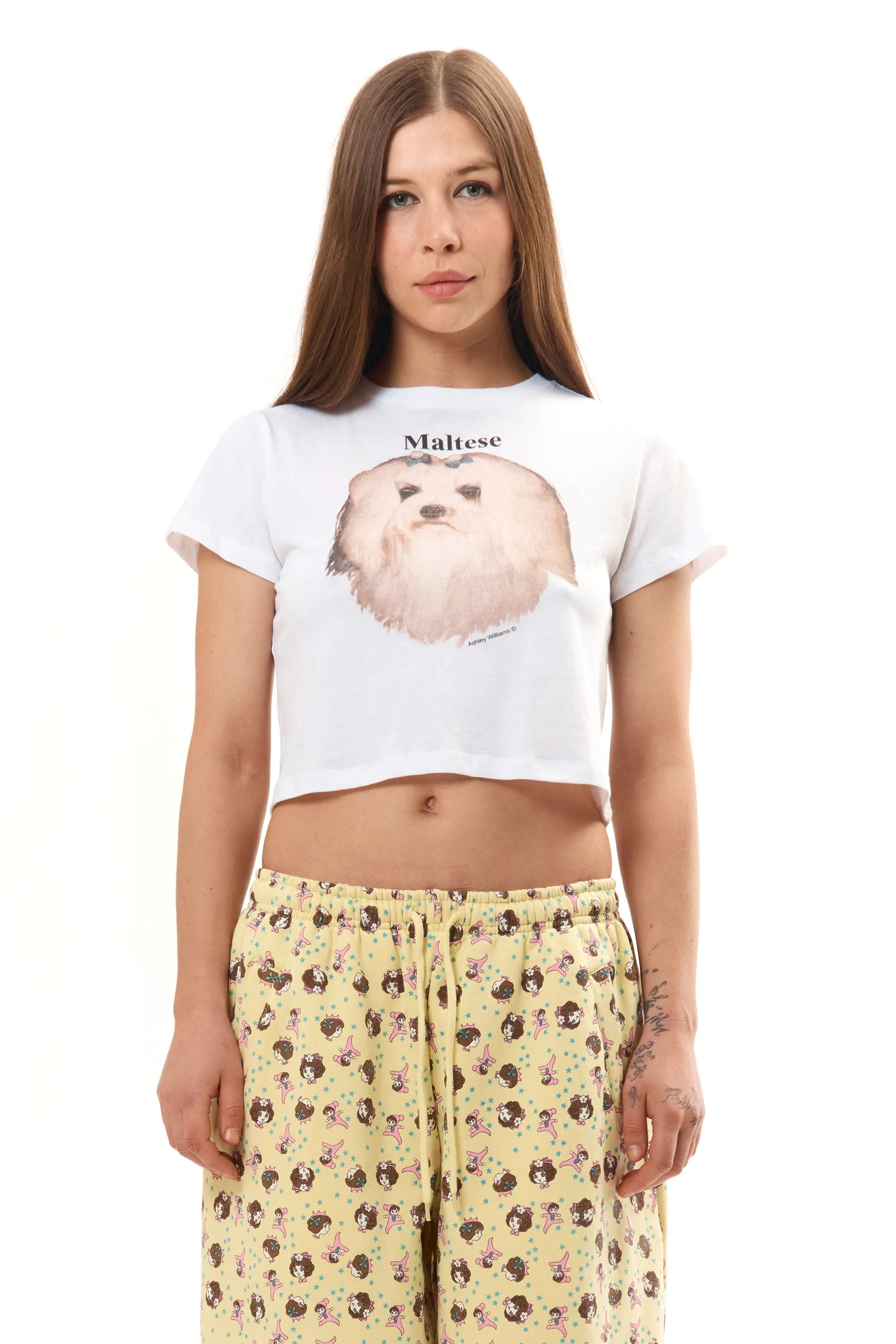 MALTESE CROPPED T-SHIRT sold by Perks And Mini Pty Ltd (P.A.M.) product image thumbnail 2