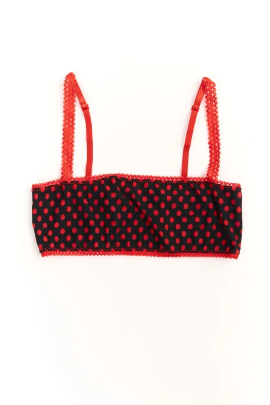 MINNIE BRALETTE RED BLACK DOT sold by Perks And Mini Pty Ltd (P.A.M.)