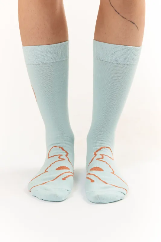 BFF SOCKS - BLUE made by Perks And Mini Pty Ltd (P.A.M.)