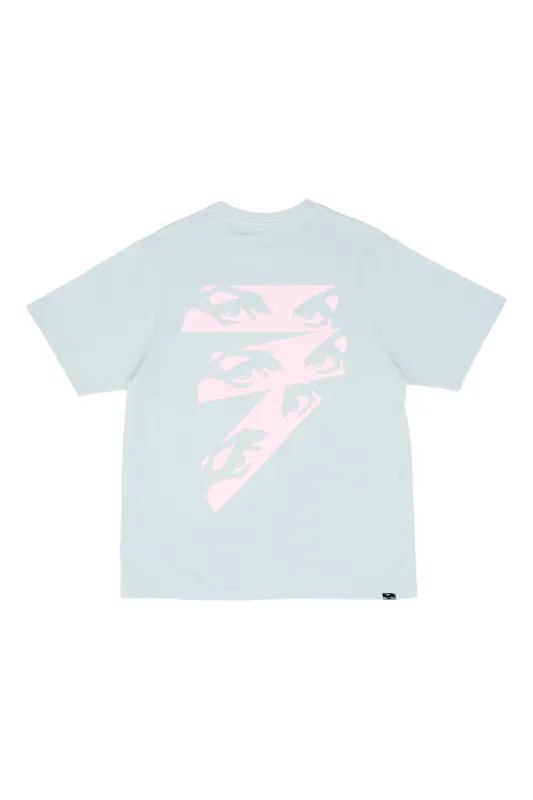 SS TEE - EYES LOGO - BLUE GREY sold by Perks And Mini Pty Ltd (P.A.M.)
