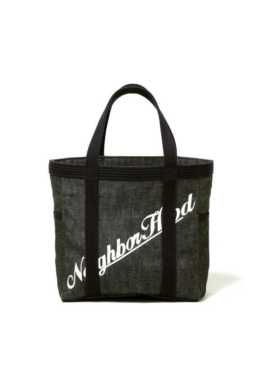 DENIM TOTE BAG SMALL BLACK sold by Perks And Mini Pty Ltd (P.A.M.)