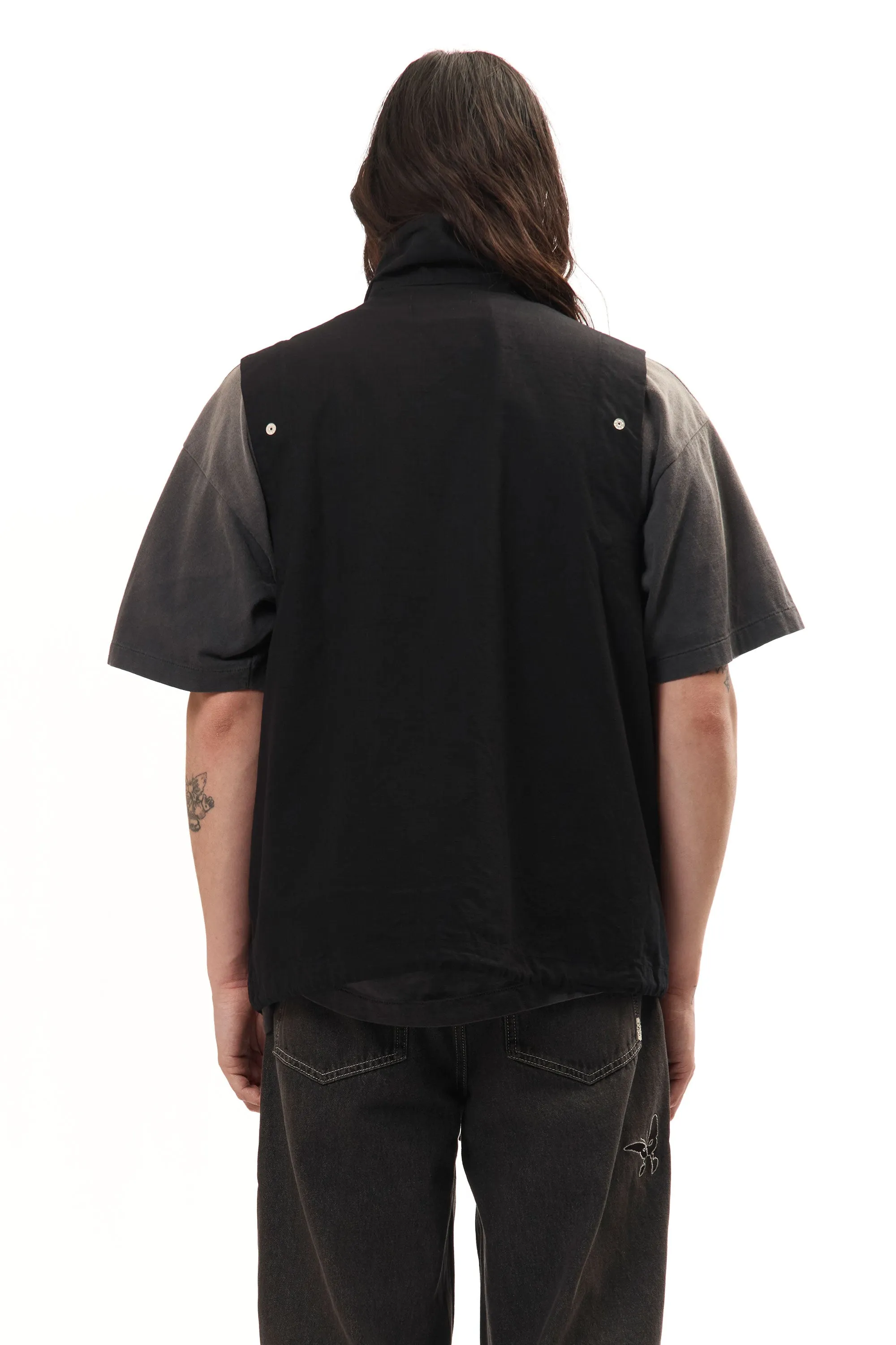 DOUBLE ZIP RIPSTOP JACKET BLACK sold by Perks And Mini Pty Ltd (P.A.M.) product image thumbnail 3