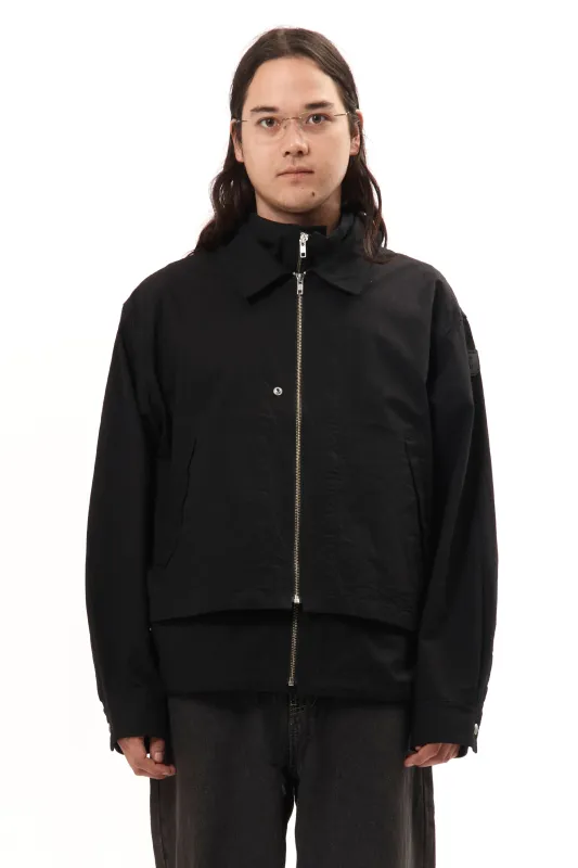 DOUBLE ZIP RIPSTOP JACKET BLACK sold by Perks And Mini Pty Ltd (P.A.M.)