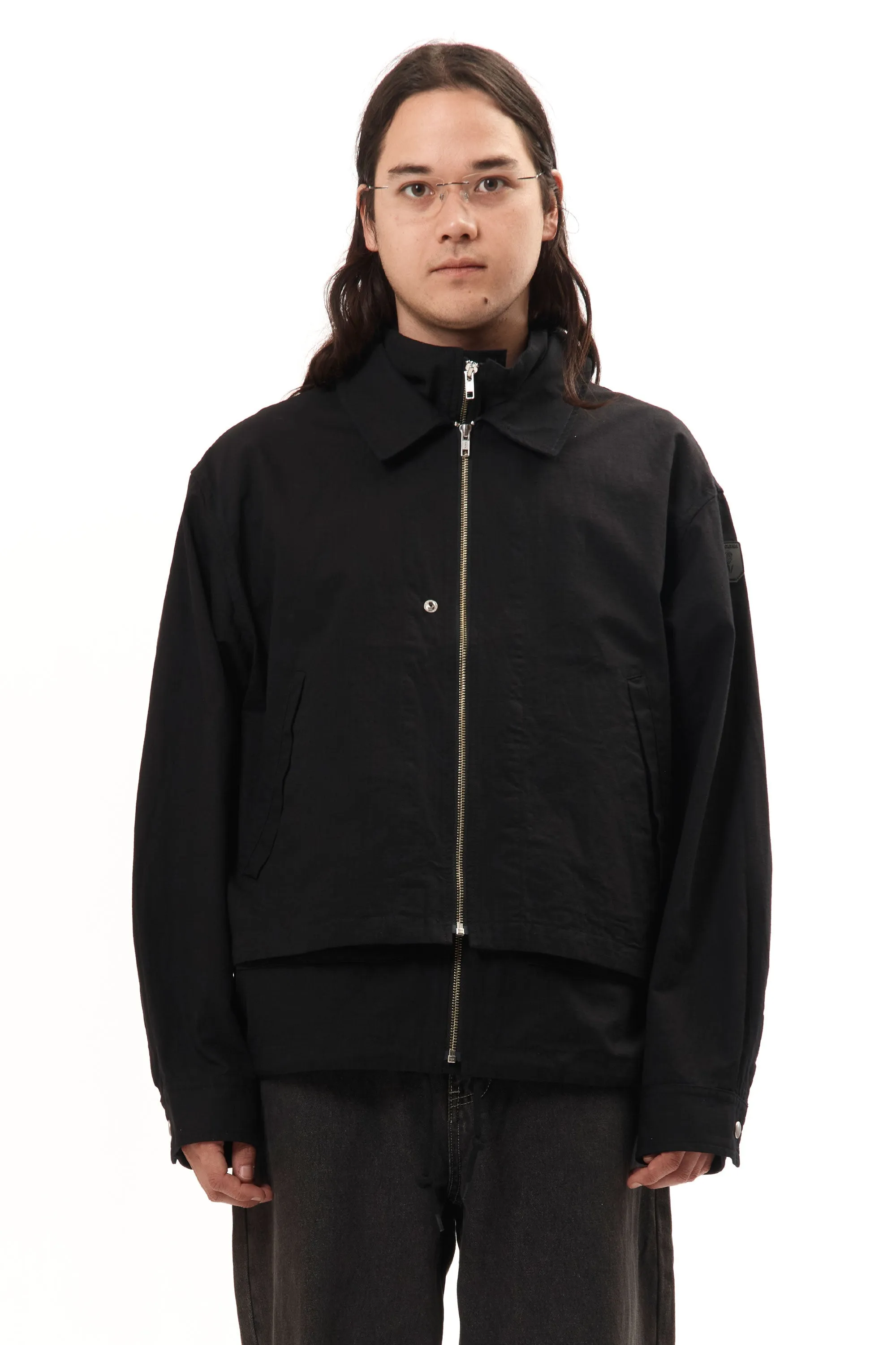 DOUBLE ZIP RIPSTOP JACKET BLACK sold by Perks And Mini Pty Ltd (P.A.M.)