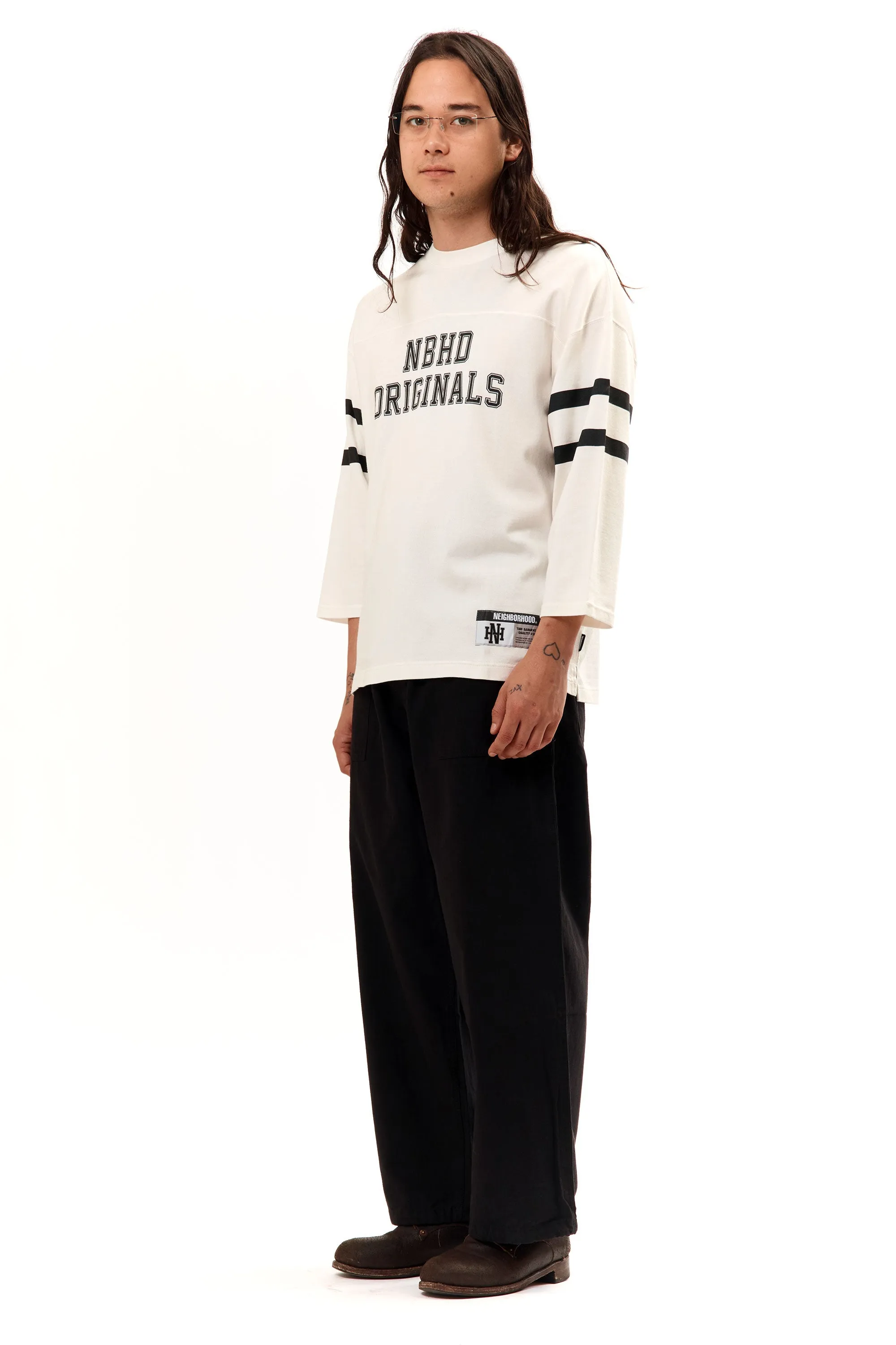 FOOTBALL SHIRT LONGSLEEVE WHITE sold by Perks And Mini Pty Ltd (P.A.M.) product image thumbnail 2