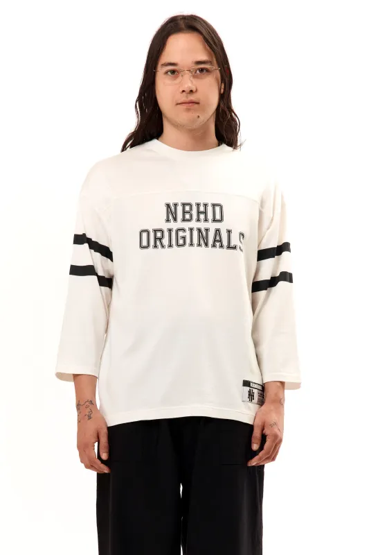 FOOTBALL SHIRT LONGSLEEVE WHITE sold by Perks And Mini Pty Ltd (P.A.M.)