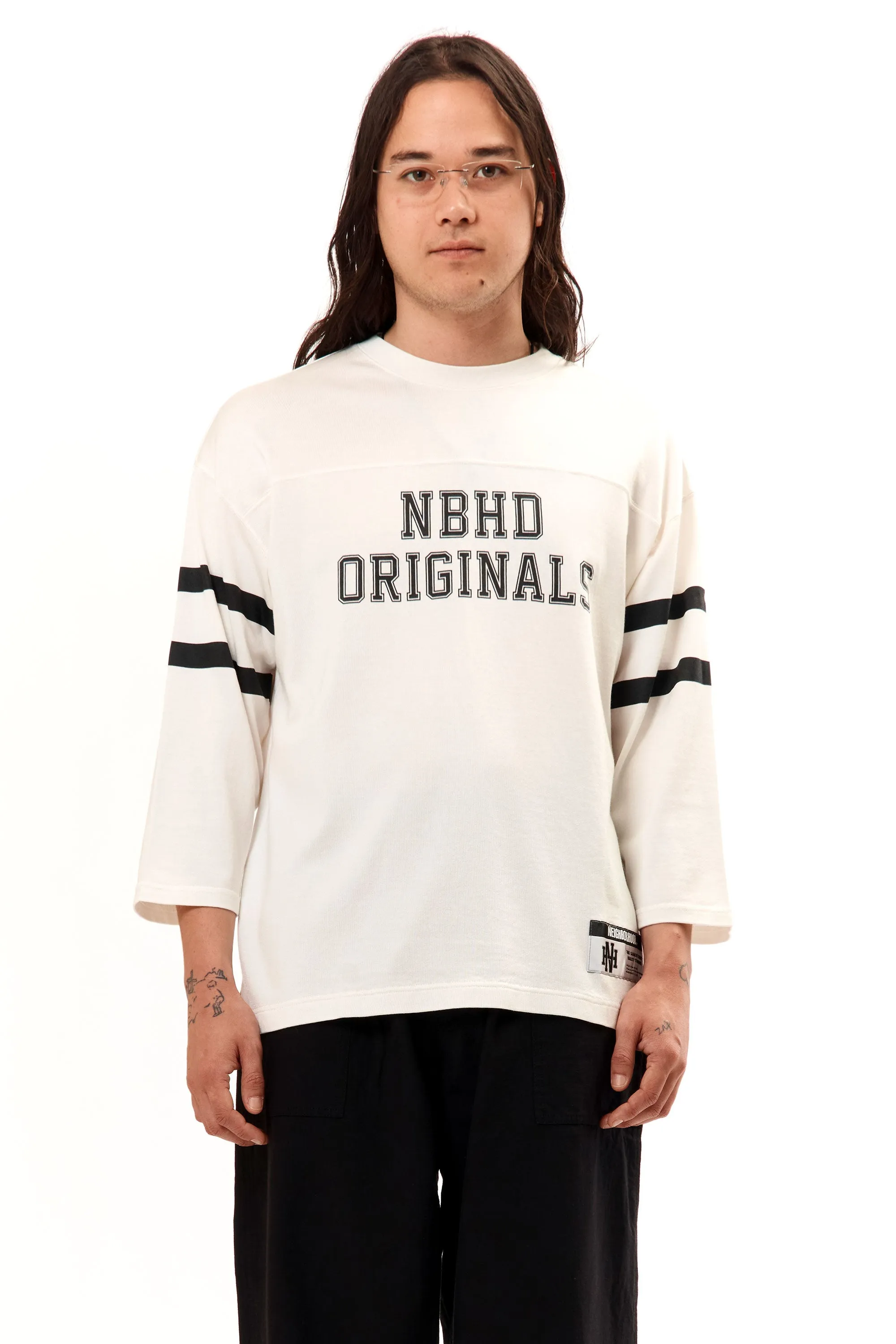 FOOTBALL SHIRT LONGSLEEVE WHITE sold by Perks And Mini Pty Ltd (P.A.M.)