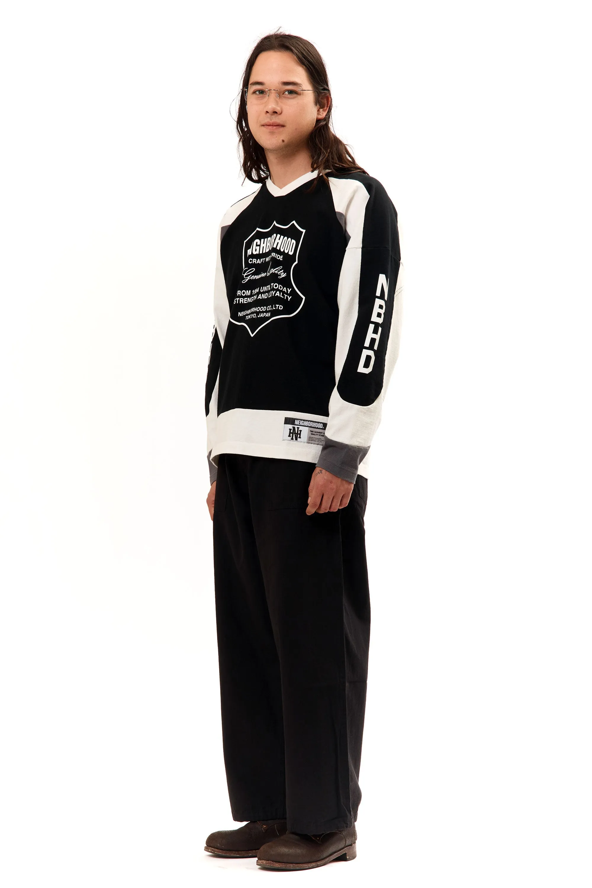 HOCKEY SHIRT LONGSLEEVE BLACK sold by Perks And Mini Pty Ltd (P.A.M.) product image thumbnail 2