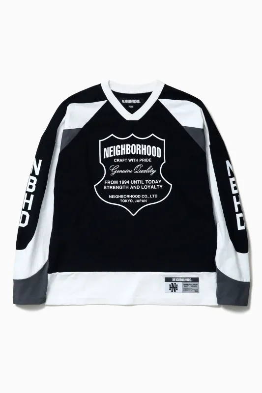HOCKEY SHIRT LONGSLEEVE BLACK sold by Perks And Mini Pty Ltd (P.A.M.)