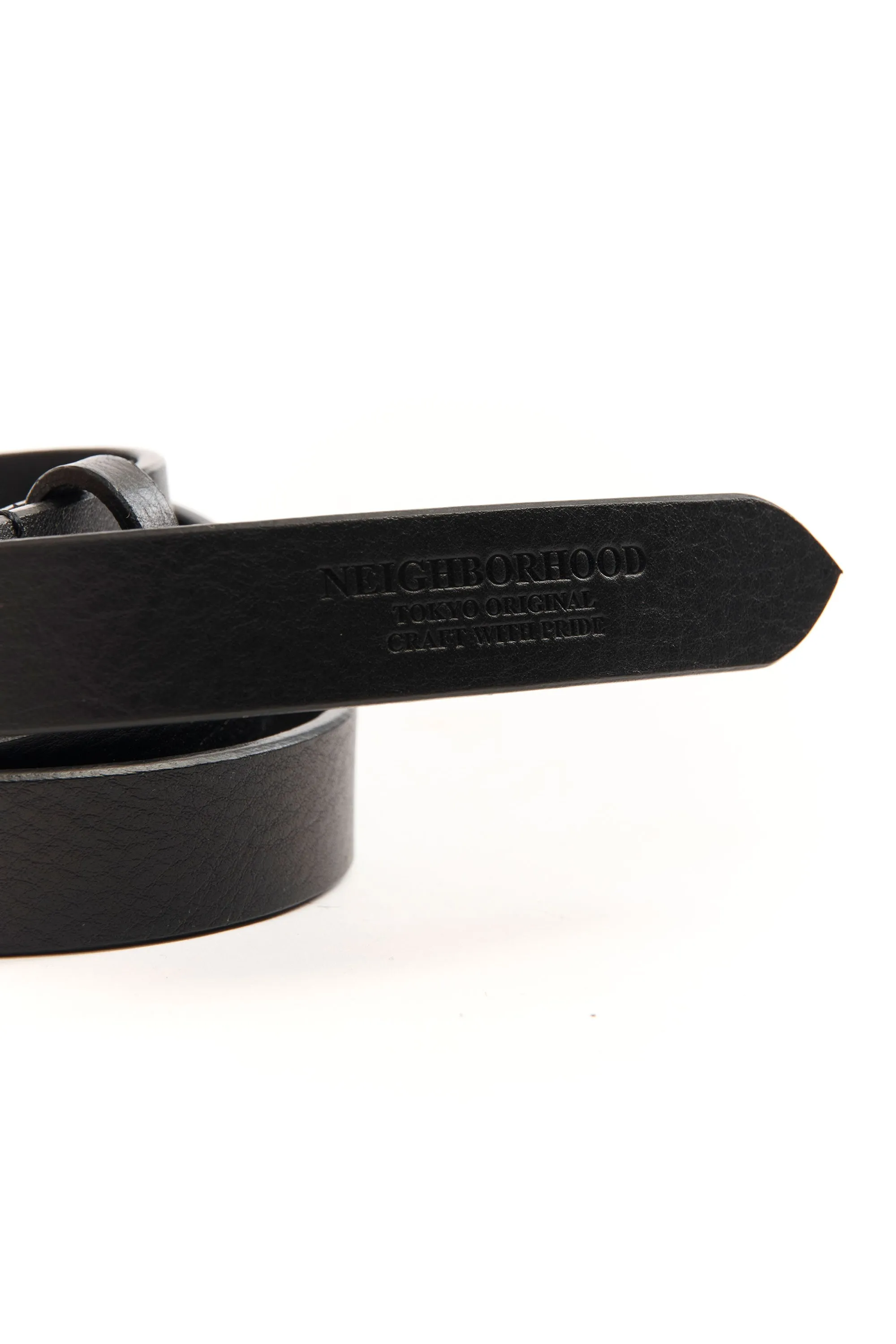 LEATHER BELT NARROW BLACK sold by Perks And Mini Pty Ltd (P.A.M.) product image thumbnail 3