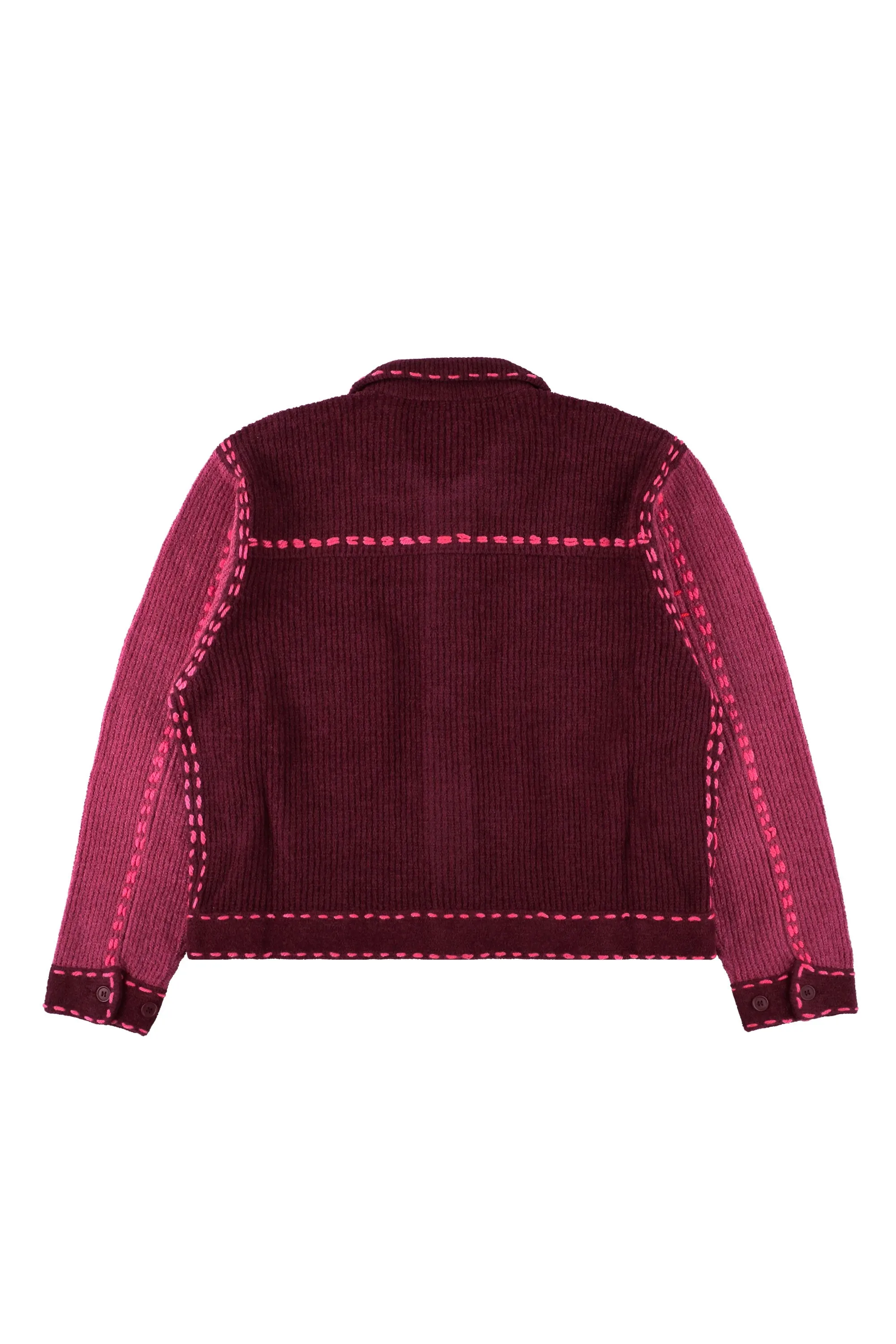 PG1 KNIT CARIGAN BURGUNDY sold by Perks And Mini Pty Ltd (P.A.M.) product image thumbnail 2