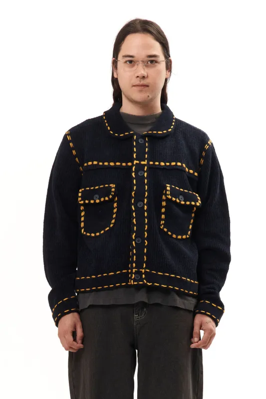 PG1 KNIT CARIGAN NAVY sold by Perks And Mini Pty Ltd (P.A.M.)