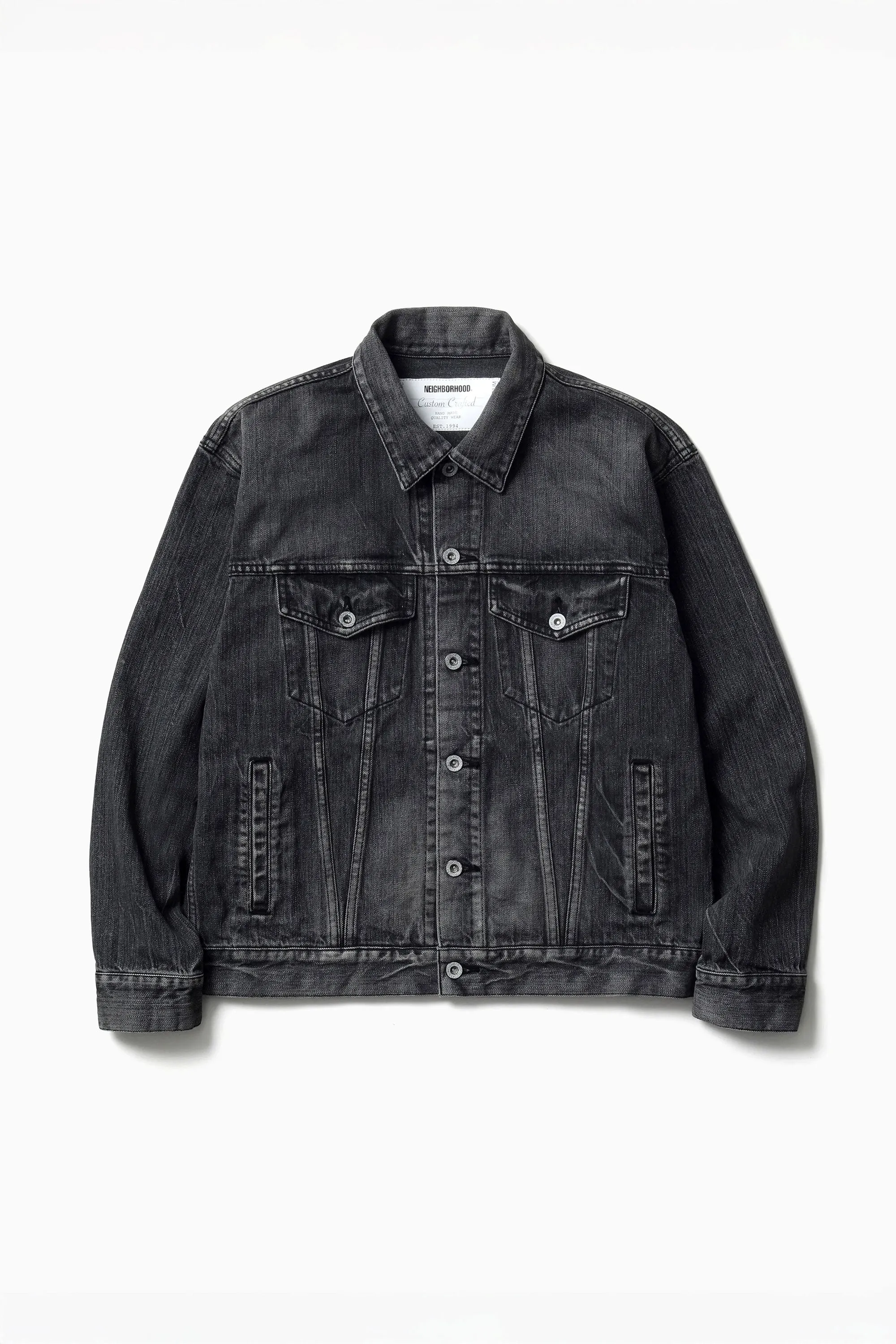 WASHED BLACK DENIM TYPE-4 JACKET BLACK sold by Perks And Mini Pty Ltd (P.A.M.)