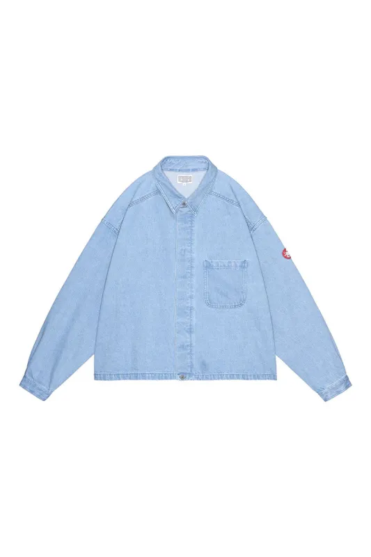 WASHED DENIM SHORT SHIRT JACKET made by Perks And Mini Pty Ltd (P.A.M.)