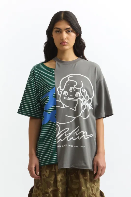 SPLIT SS TEE FROM AFAR made by Perks And Mini Pty Ltd (P.A.M.)