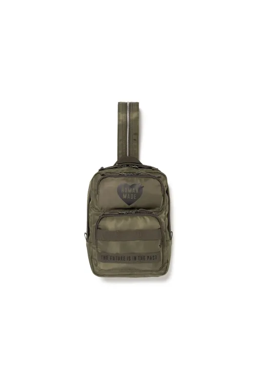 ONE SHOULDER BAG OLIVE DRAB made by Human Made