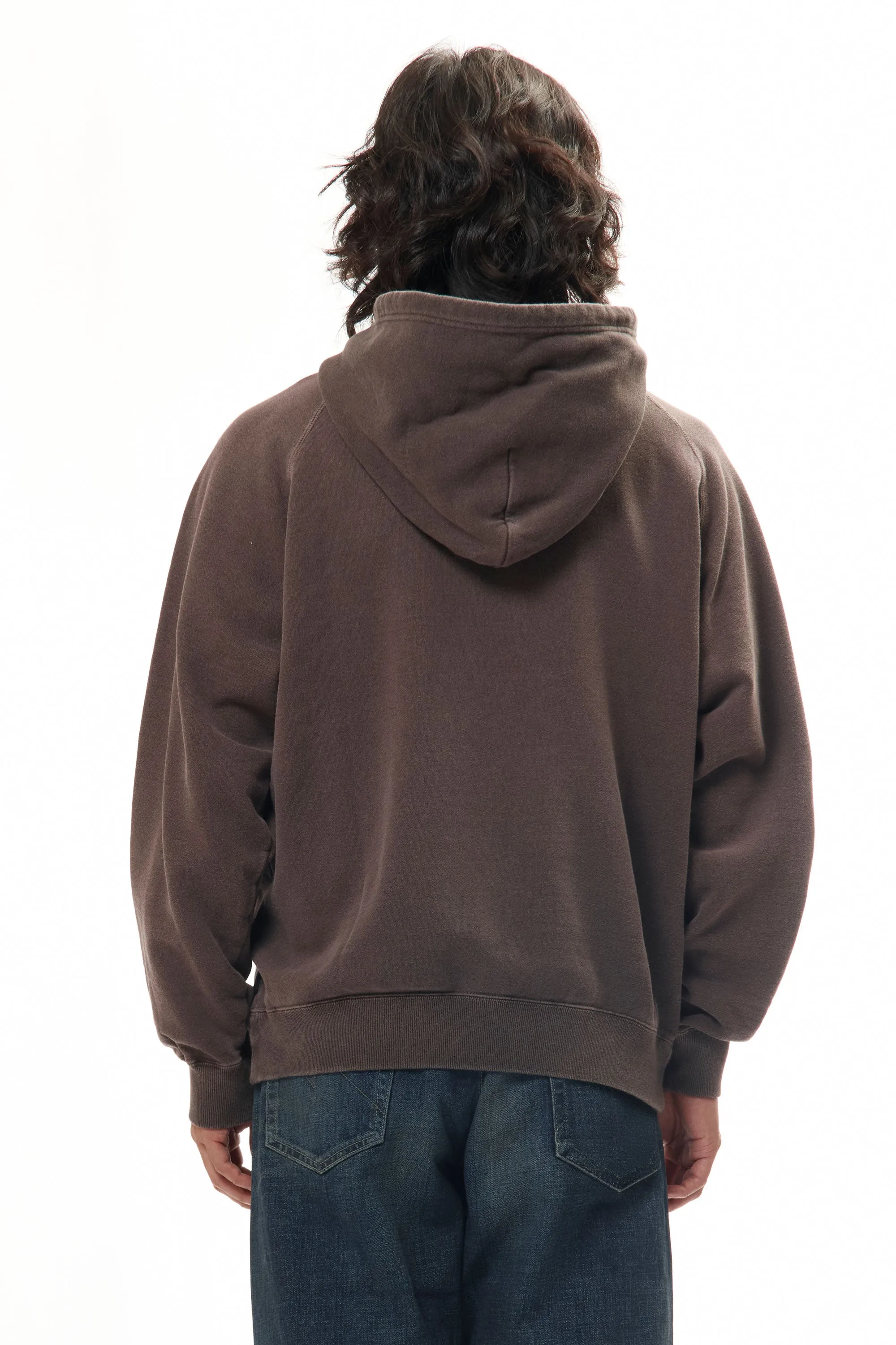 PIGMENT DYED SWEAT HOODIE LS BROWN sold by Perks And Mini Pty Ltd (P.A.M.) product image thumbnail 4