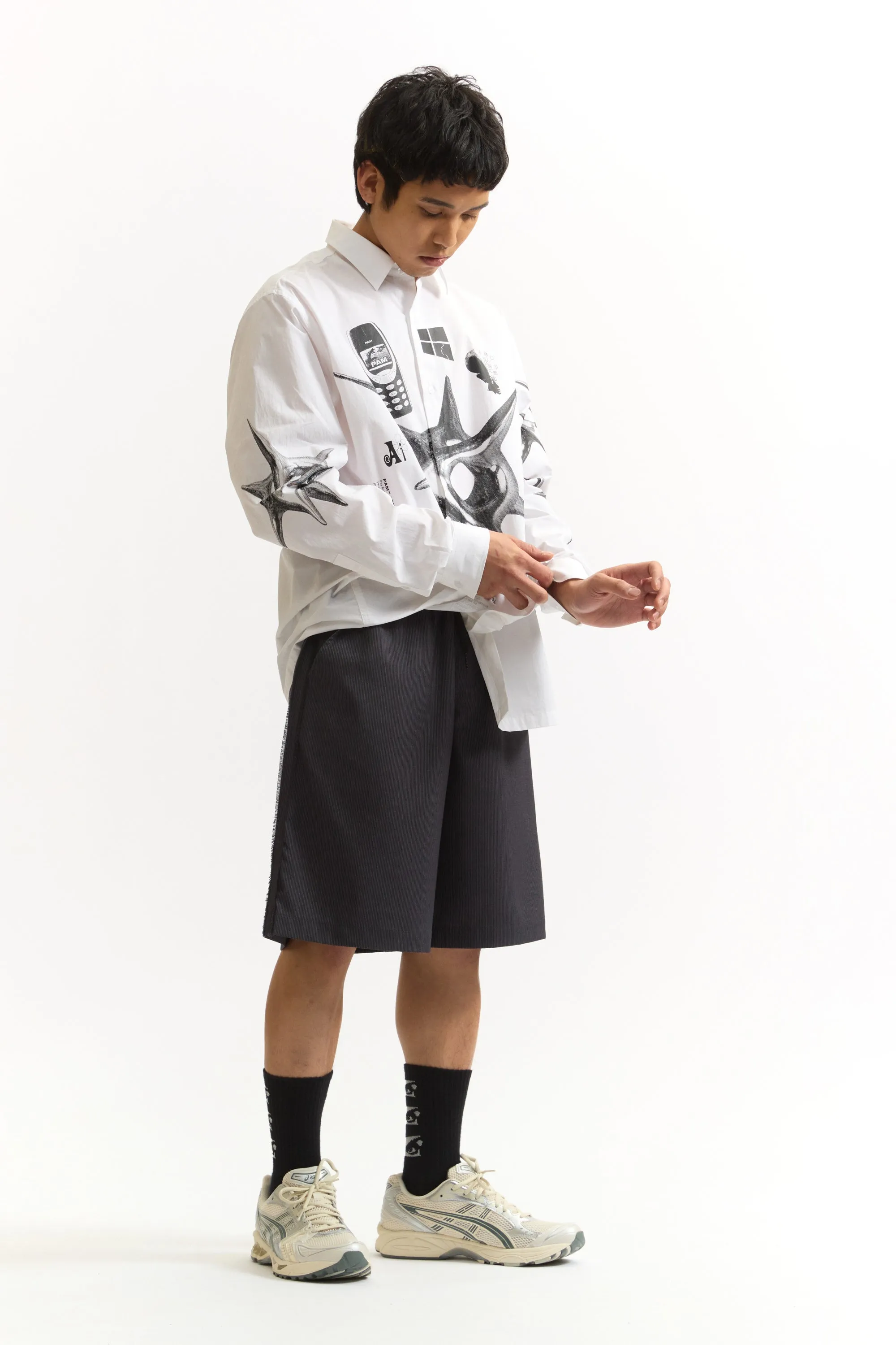 PINSTRIPED A RUSSELL SHORTS sold by Perks And Mini Pty Ltd (P.A.M.) product image thumbnail 5