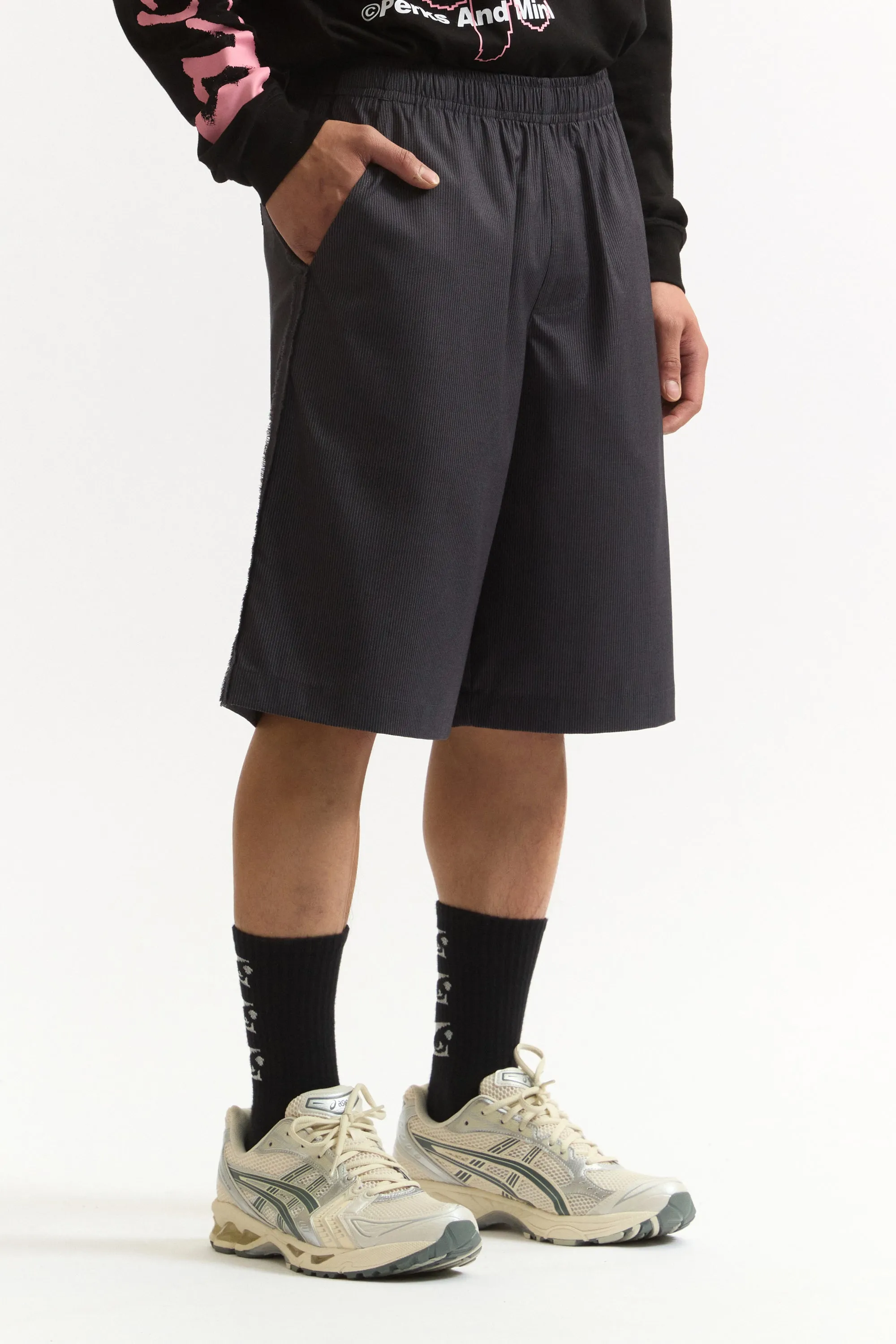 PINSTRIPED A RUSSELL SHORTS sold by Perks And Mini Pty Ltd (P.A.M.)