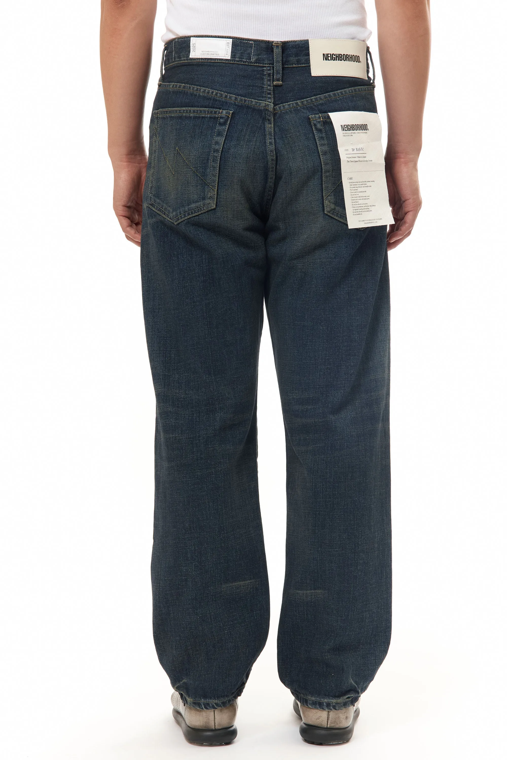 WASHED DENIM DP BASIC JEANS / PANTS INDIGO sold by Perks And Mini Pty Ltd (P.A.M.) product image thumbnail 3