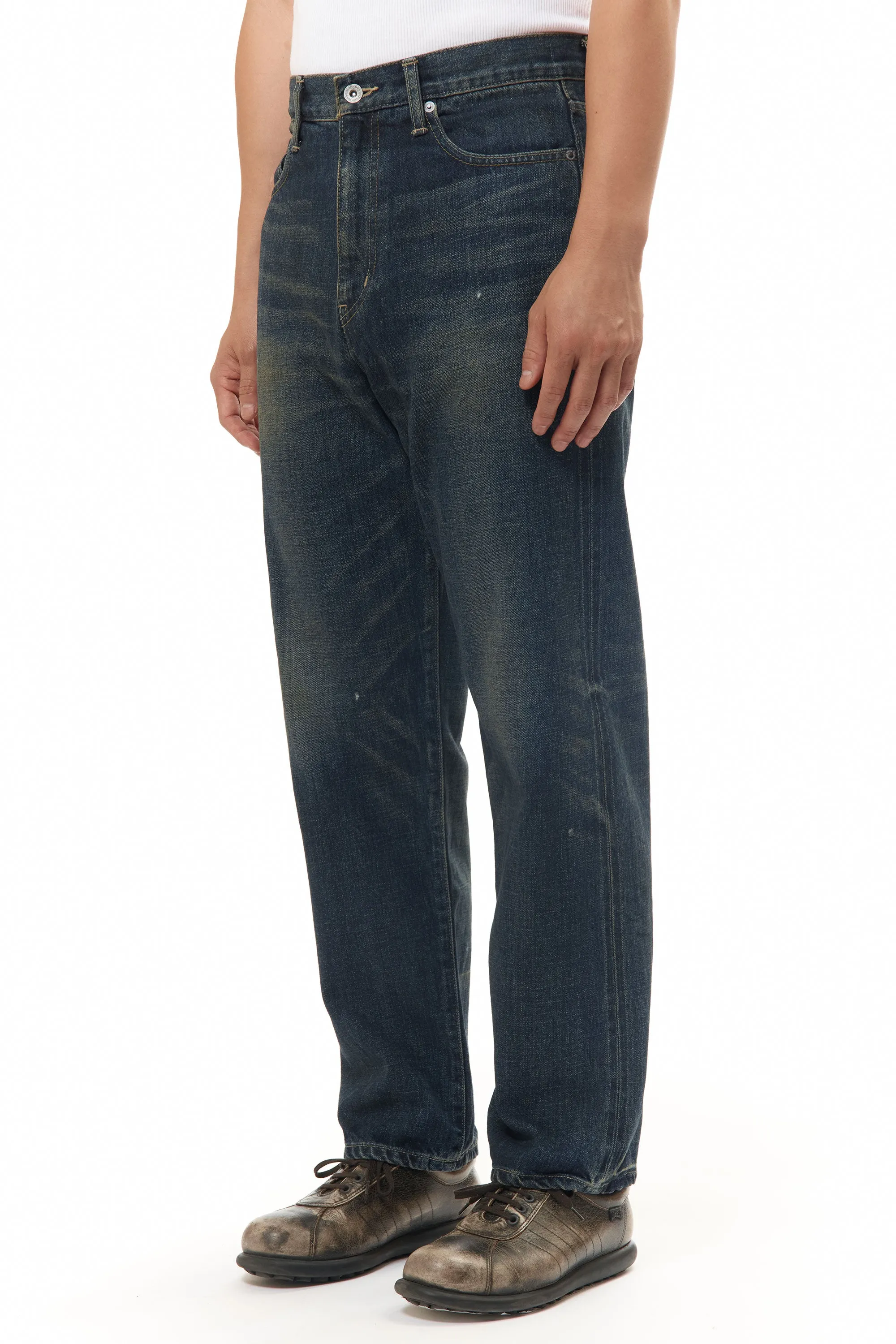 WASHED DENIM DP BASIC JEANS / PANTS INDIGO sold by Perks And Mini Pty Ltd (P.A.M.) product image thumbnail 2