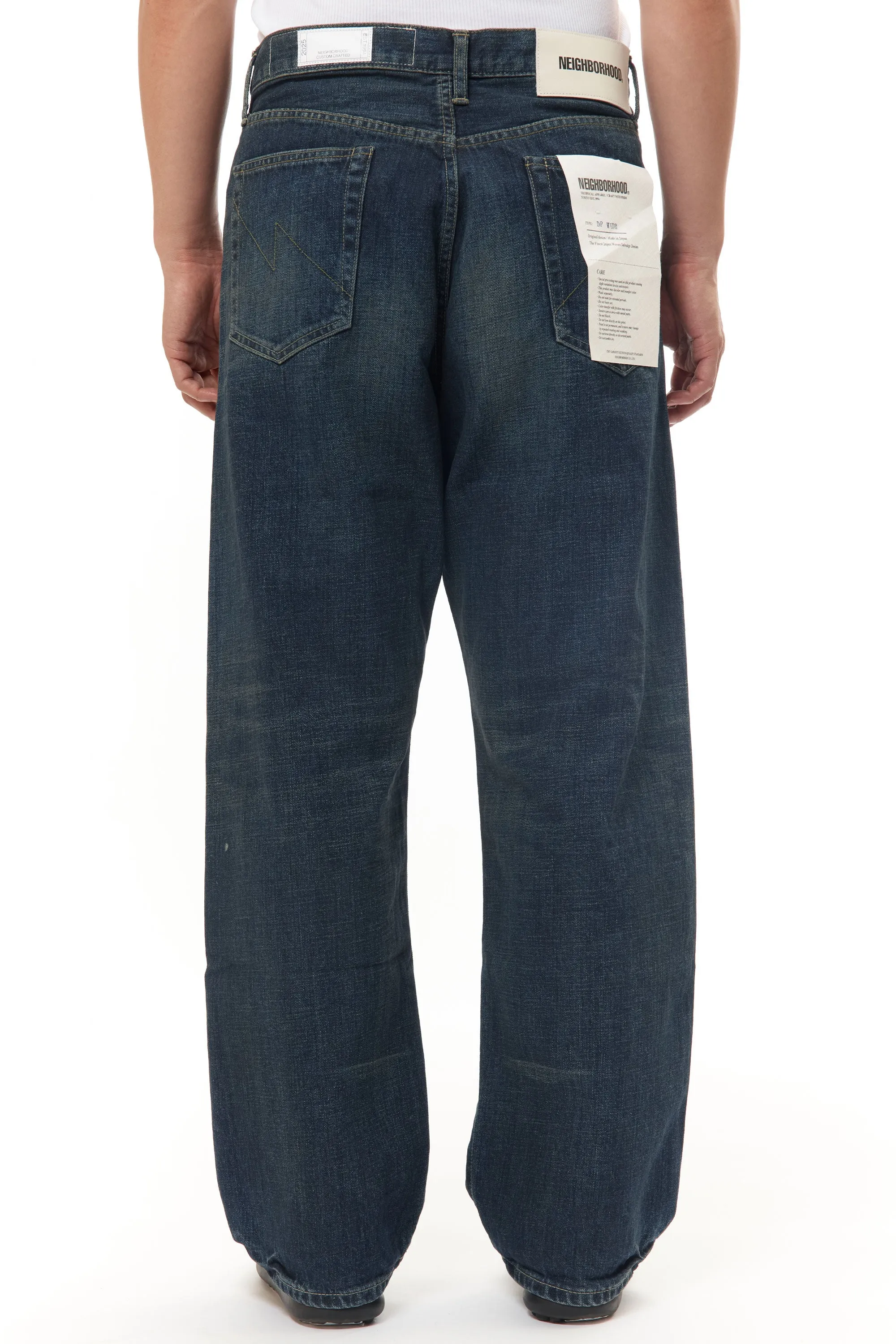 WASHED DENIM DP WIDE JEANS / PANTS INDIGO sold by Perks And Mini Pty Ltd (P.A.M.) product image thumbnail 5