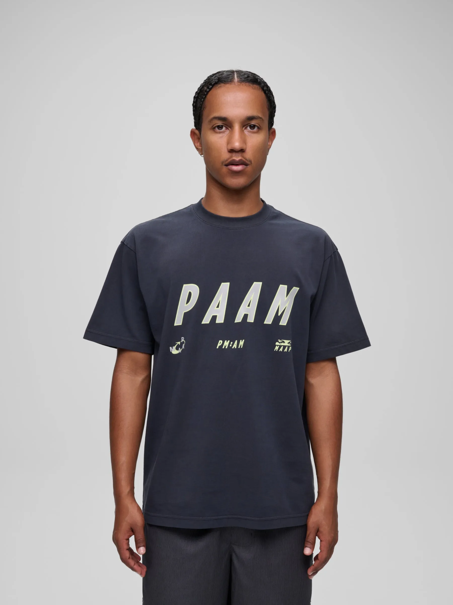 MAAP x P.A.M. 4.0 Tee BLACK/GLOW LIME sold by Perks And Mini Pty Ltd (P.A.M.)