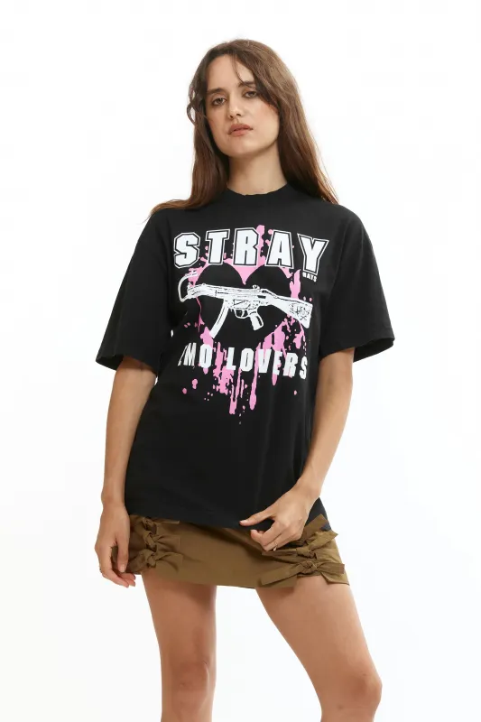 Emo Lovers Tee Black sold by Perks And Mini Pty Ltd (P.A.M.)