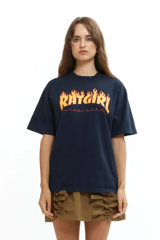 Megastar Tee Navy sold by Perks And Mini Pty Ltd (P.A.M.)