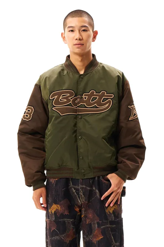 Nylon Varsity Jacket Olive sold by Perks And Mini Pty Ltd (P.A.M.)