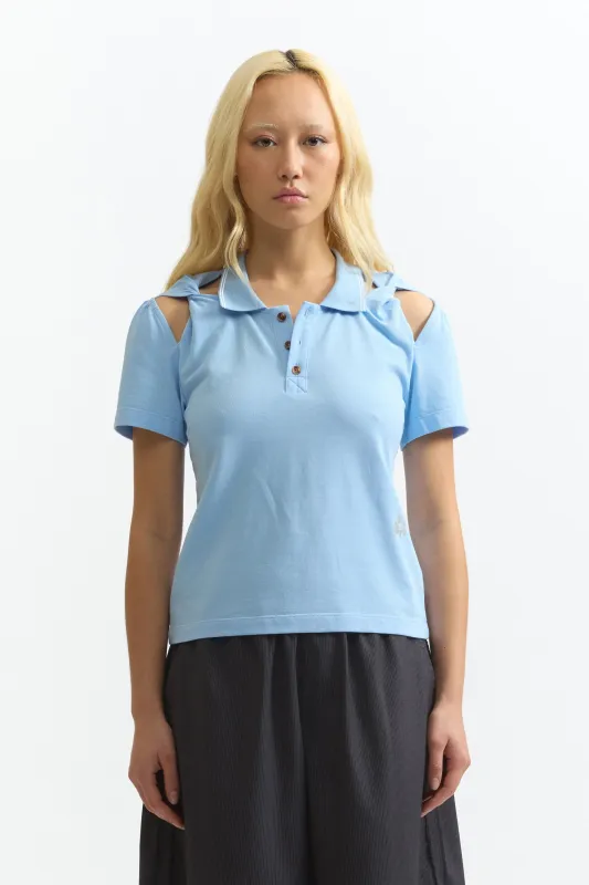 APPARITION TWISTED POLO TOP made by Perks And Mini Pty Ltd (P.A.M.)