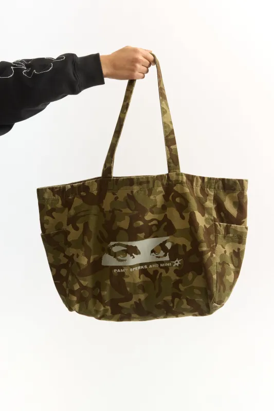 GARDEN VARIETY CAMO TOTE BAG made by Perks And Mini Pty Ltd (P.A.M.)