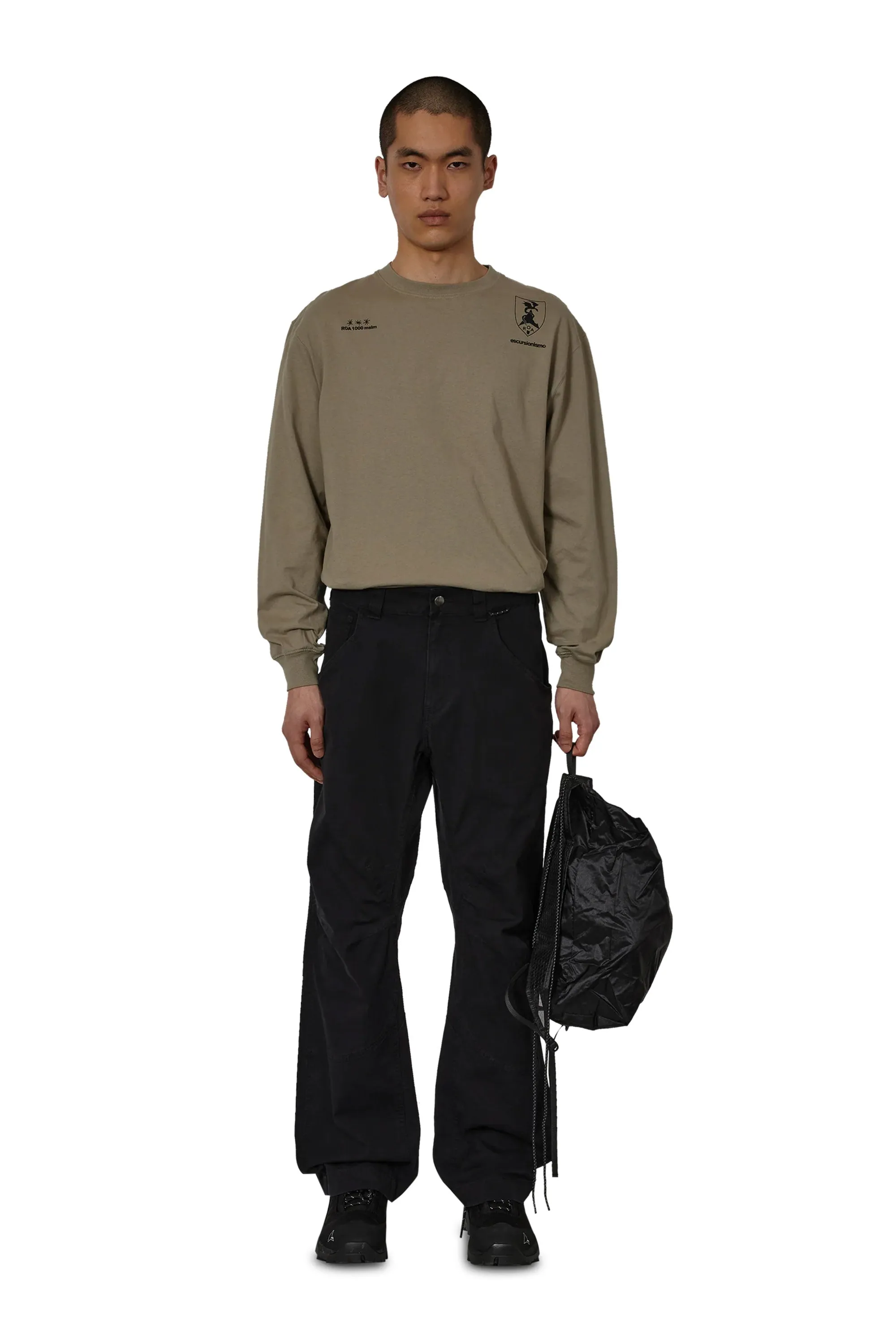 Crimp Shaped Cotton Pants Anthracite sold by Perks And Mini Pty Ltd (P.A.M.) product image thumbnail 4