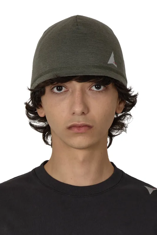 Lasen Thermal Merino Beanie Olive made by Roa Hiking