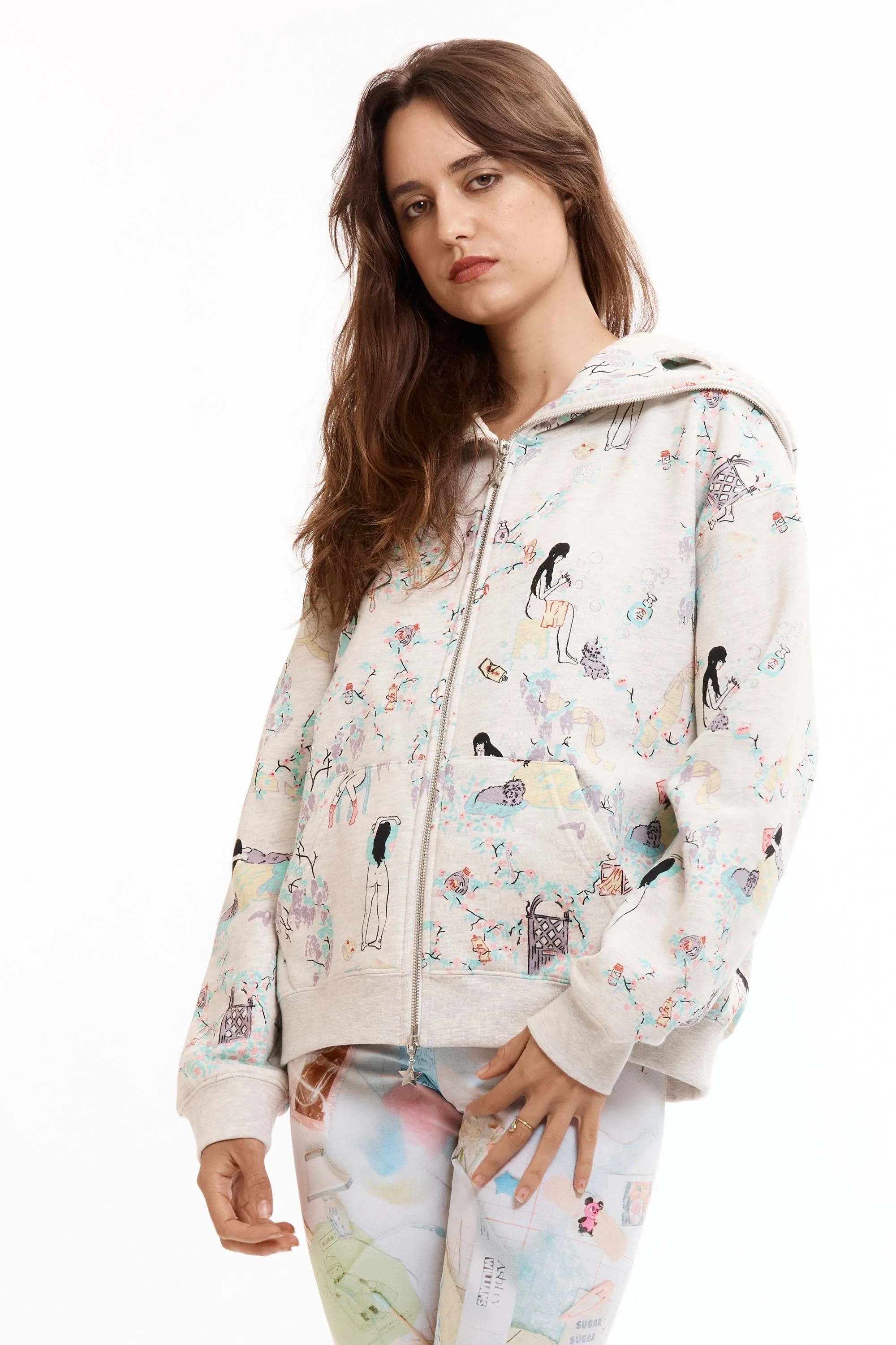 GREY 'DAY IN THE LIFE' BUTTERFLY HOODIE sold by Perks And Mini Pty Ltd (P.A.M.)