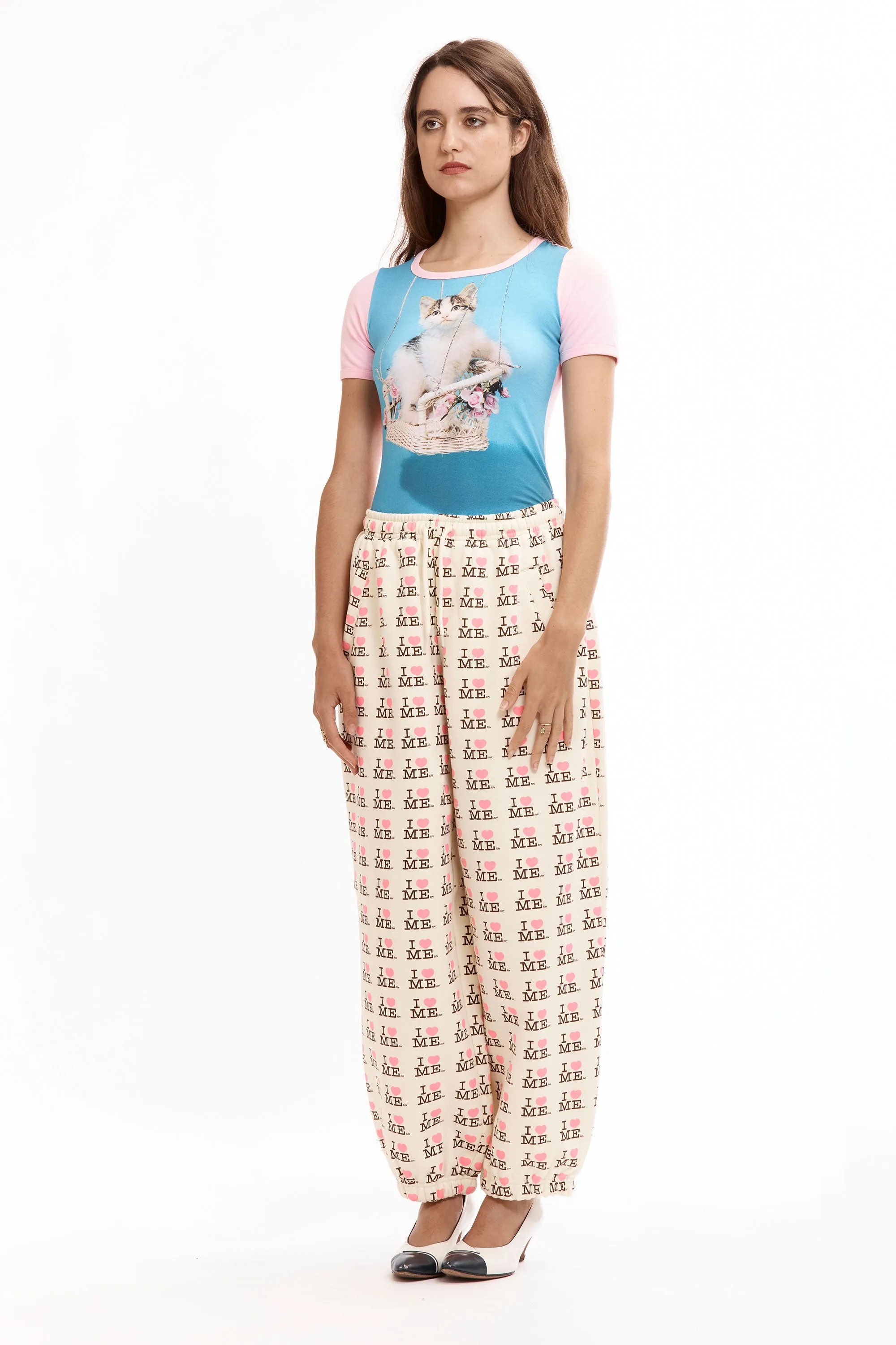 I HEART ME YELLOW JOGGERS sold by Perks And Mini Pty Ltd (P.A.M.) product image thumbnail 2