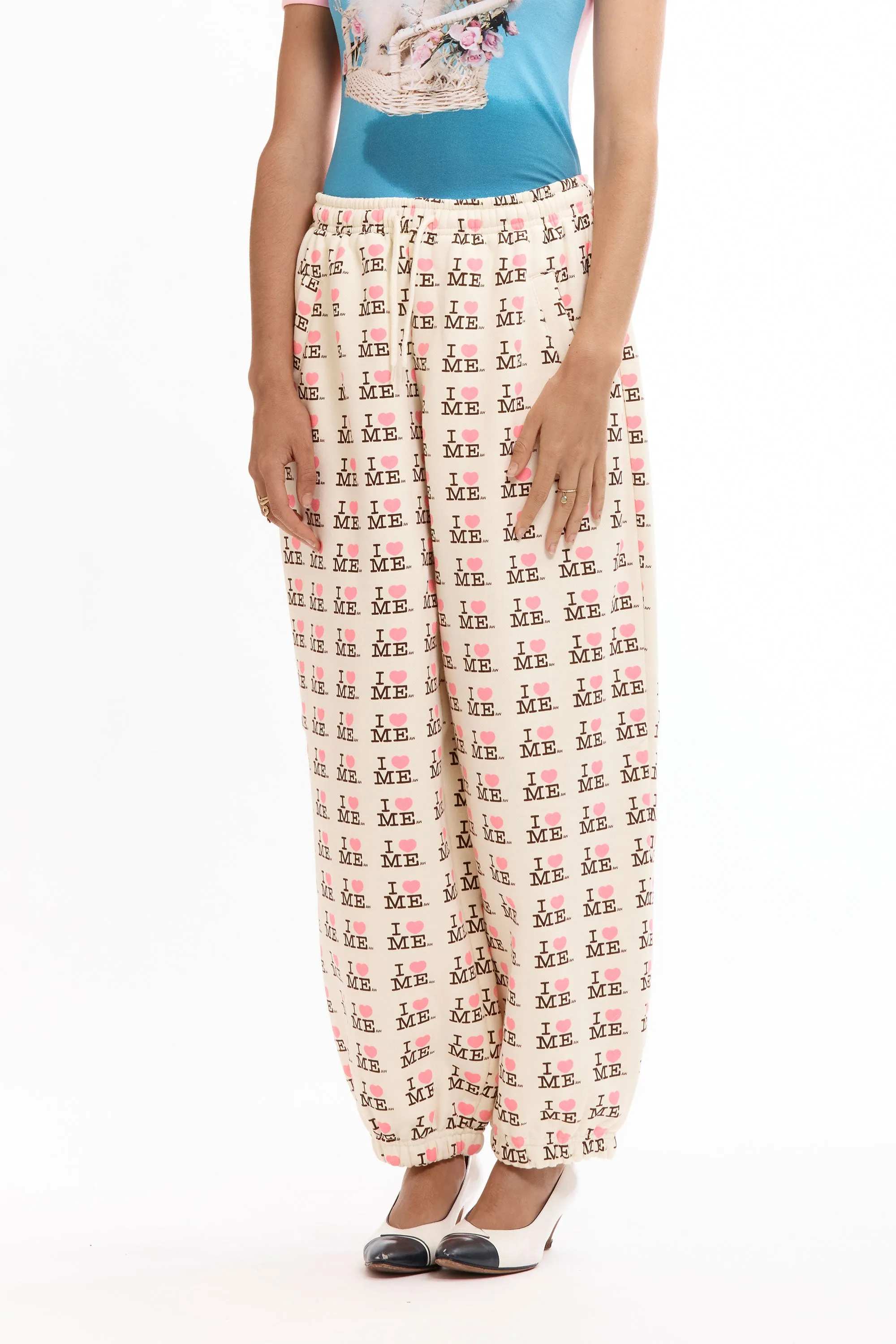 I HEART ME YELLOW JOGGERS sold by Perks And Mini Pty Ltd (P.A.M.) product image thumbnail 3