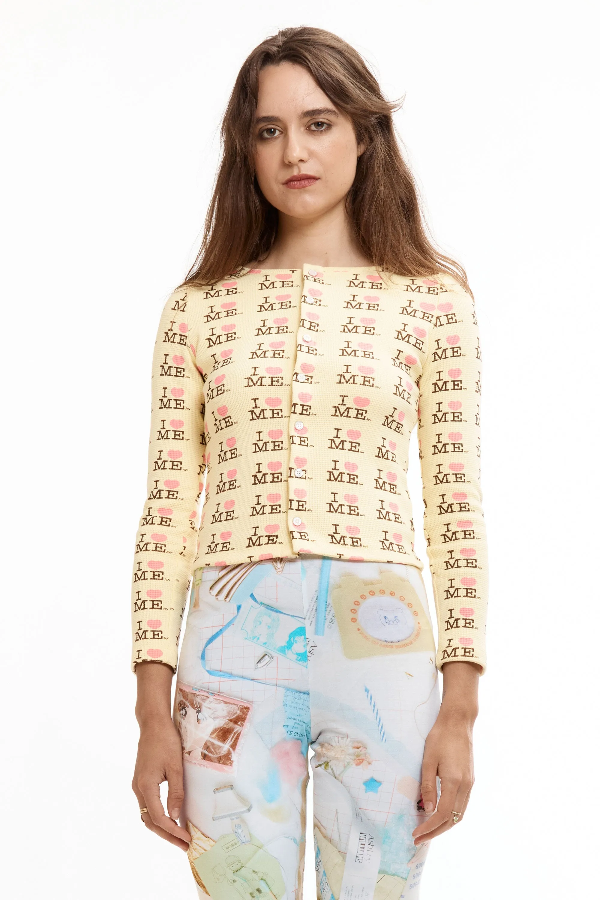 I HEART ME YELLOW THERMAL TOP sold by Perks And Mini Pty Ltd (P.A.M.)