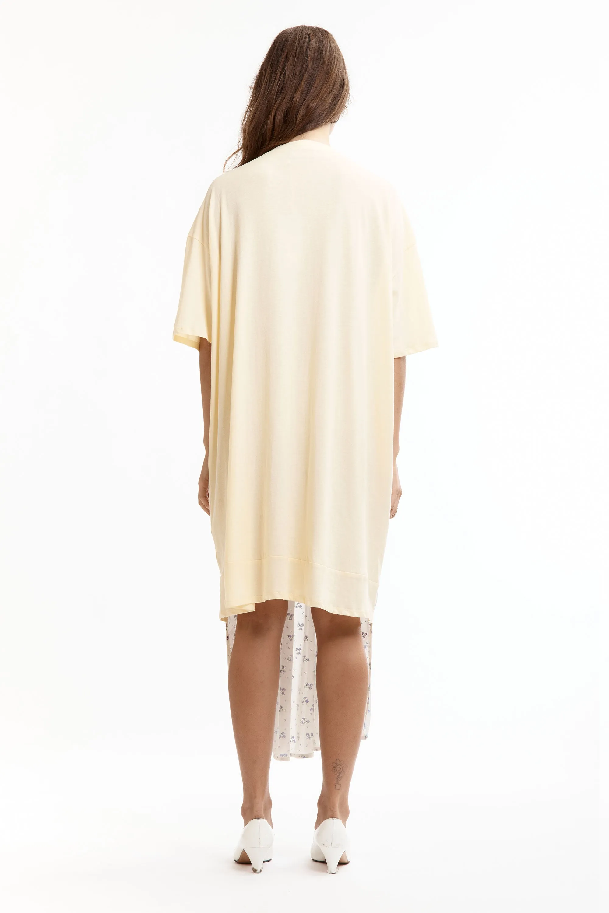 T-SHIRT GOWN CREAM & FLORAL sold by Perks And Mini Pty Ltd (P.A.M.) product image thumbnail 3