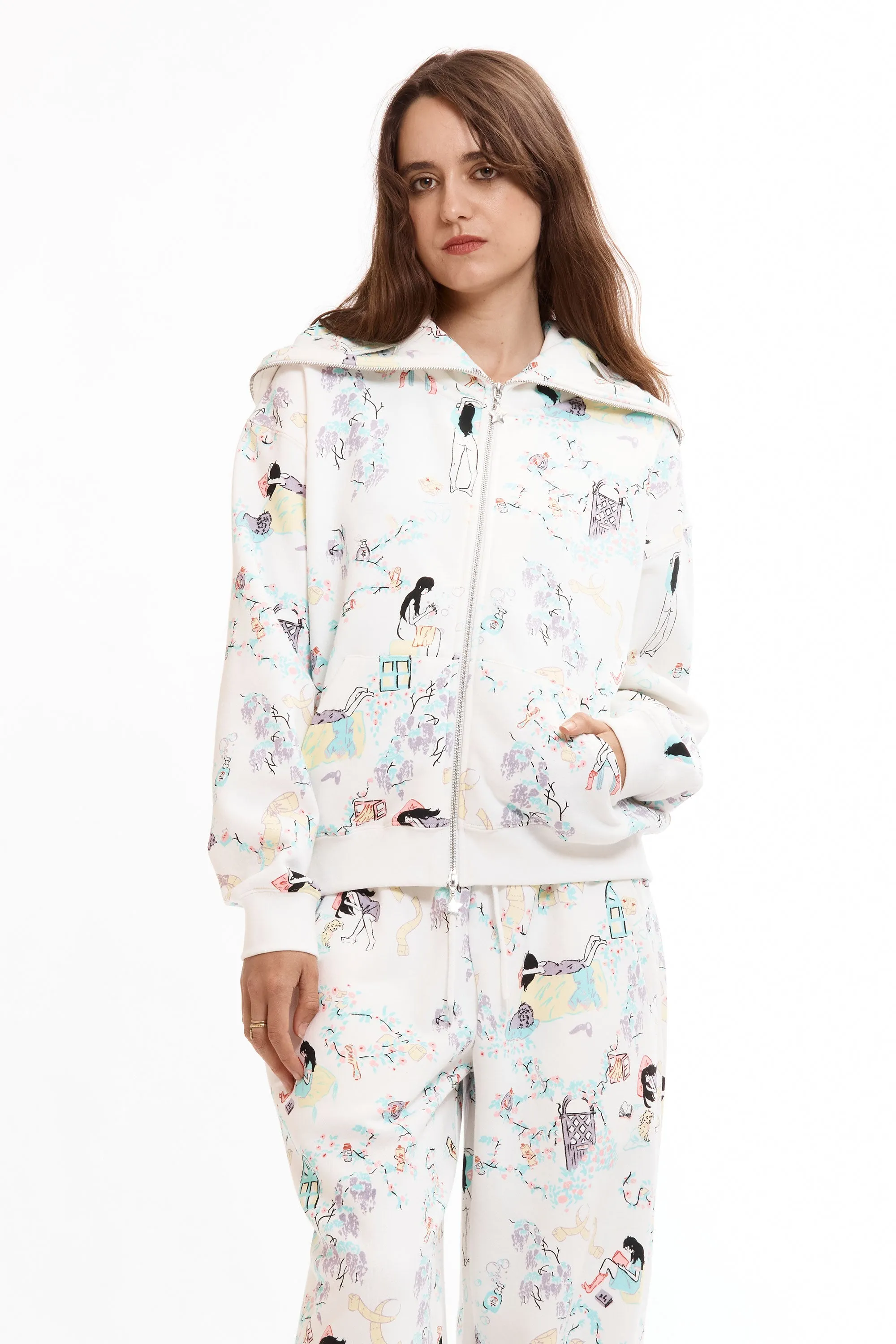 WHITE 'DAY IN THE LIFE' BUTTERFLY HOODIE sold by Perks And Mini Pty Ltd (P.A.M.) product image thumbnail 3