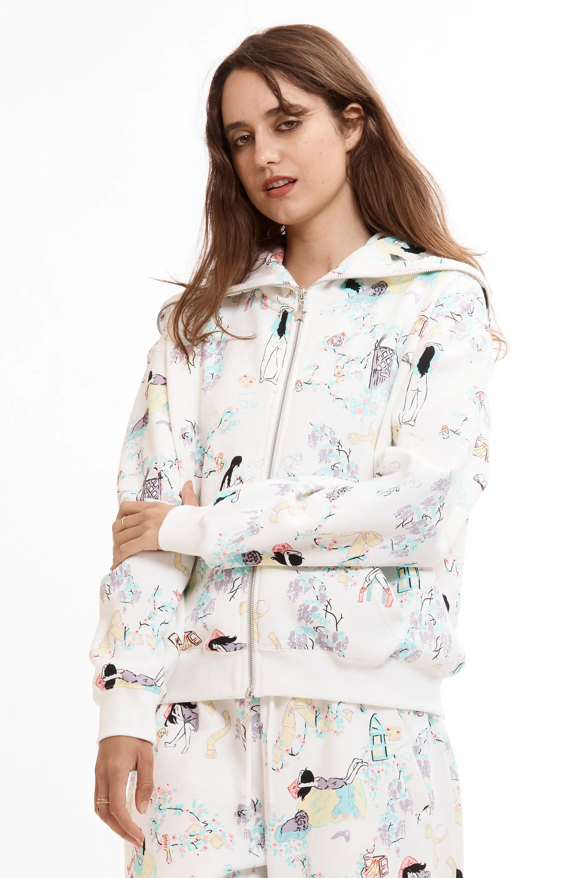 WHITE 'DAY IN THE LIFE' BUTTERFLY HOODIE sold by Perks And Mini Pty Ltd (P.A.M.)