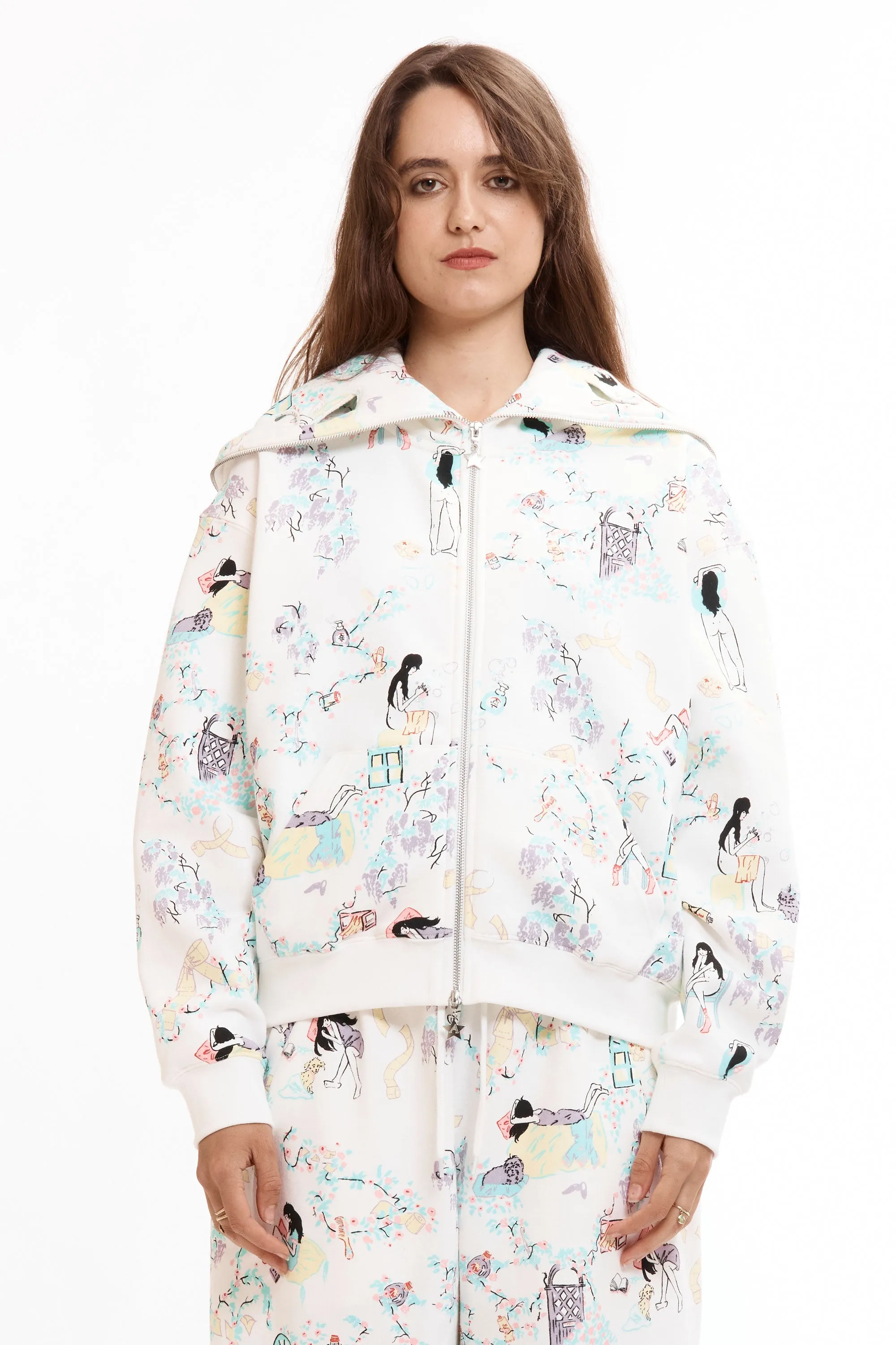 WHITE 'DAY IN THE LIFE' BUTTERFLY HOODIE sold by Perks And Mini Pty Ltd (P.A.M.) product image thumbnail 2