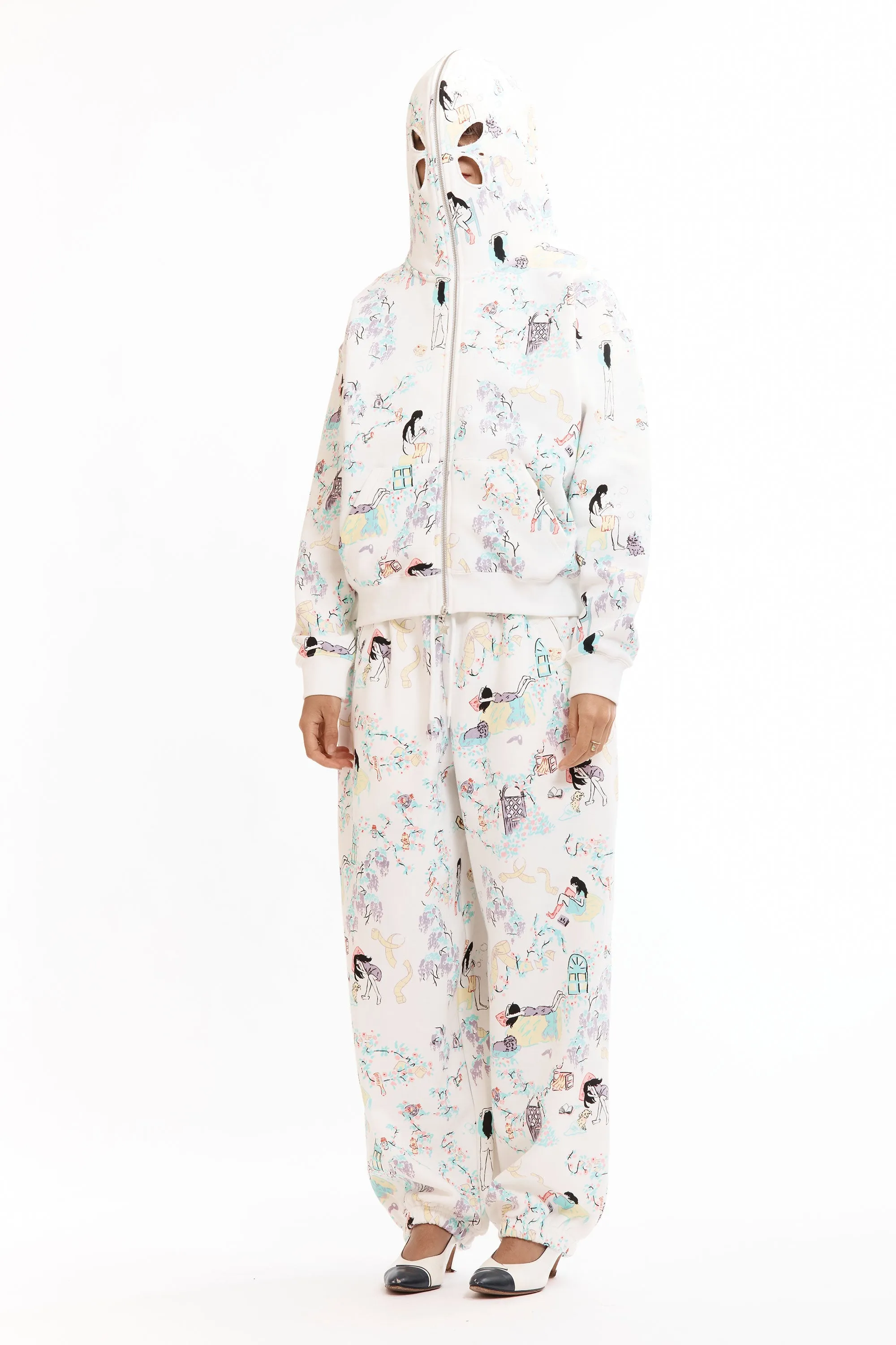 WHITE 'DAY IN THE LIFE' BUTTERFLY HOODIE sold by Perks And Mini Pty Ltd (P.A.M.) product image thumbnail 5