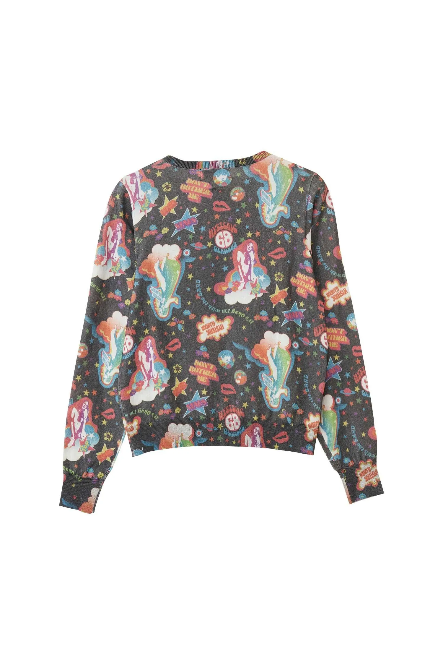 HYSTERIC 68 PATTERNED CARDIGAN BLACK sold by Perks And Mini Pty Ltd (P.A.M.) product image thumbnail 2