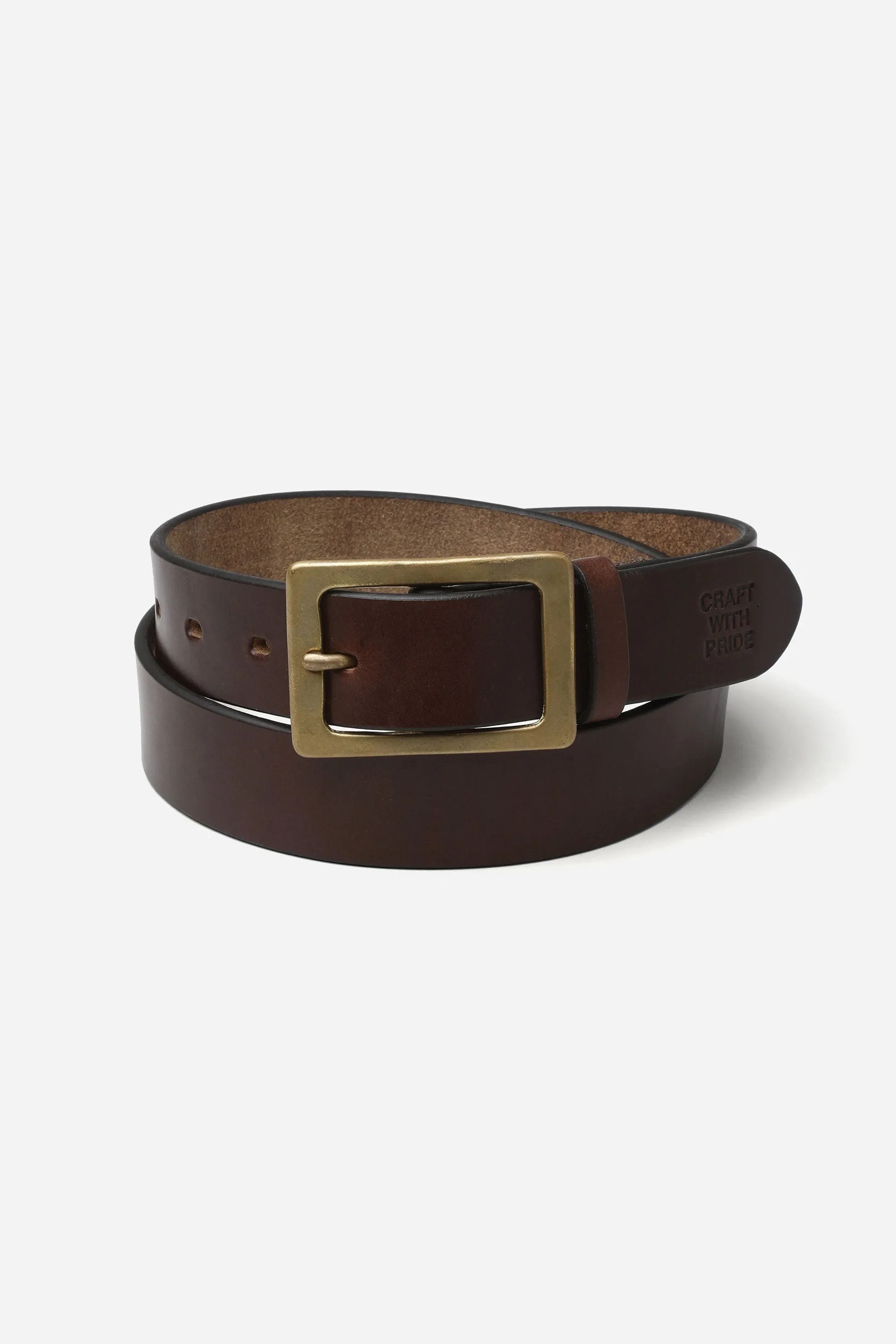 SS26 NH LEATHER BELT BROWN sold by Perks And Mini Pty Ltd (P.A.M.)
