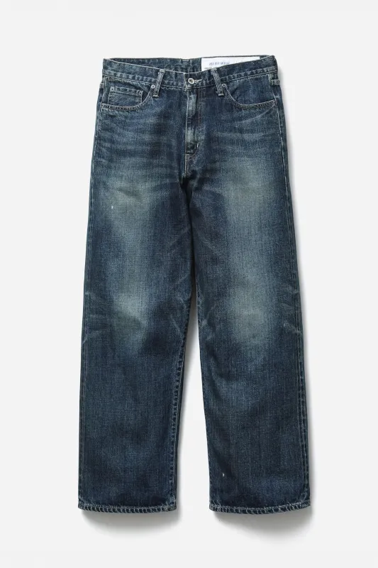 SS26 WASHED DENIM DP WIDE PANTS INDIGO made by Neighborhood